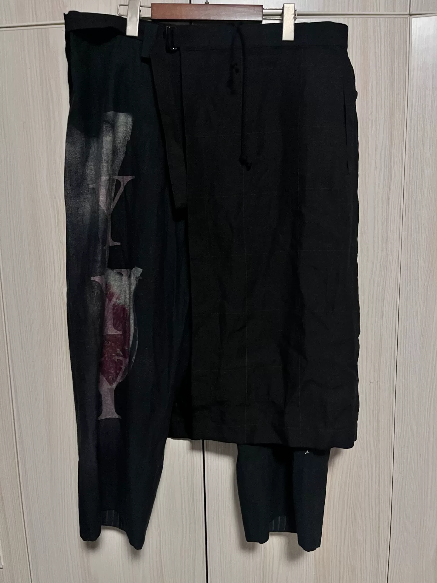 Yohji Yamamoto 23SS Checkered Skort