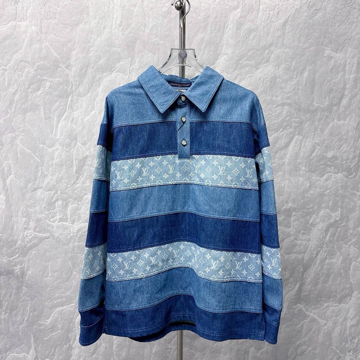 Louis Vuitton FW24 Denim Patchwork Jacket