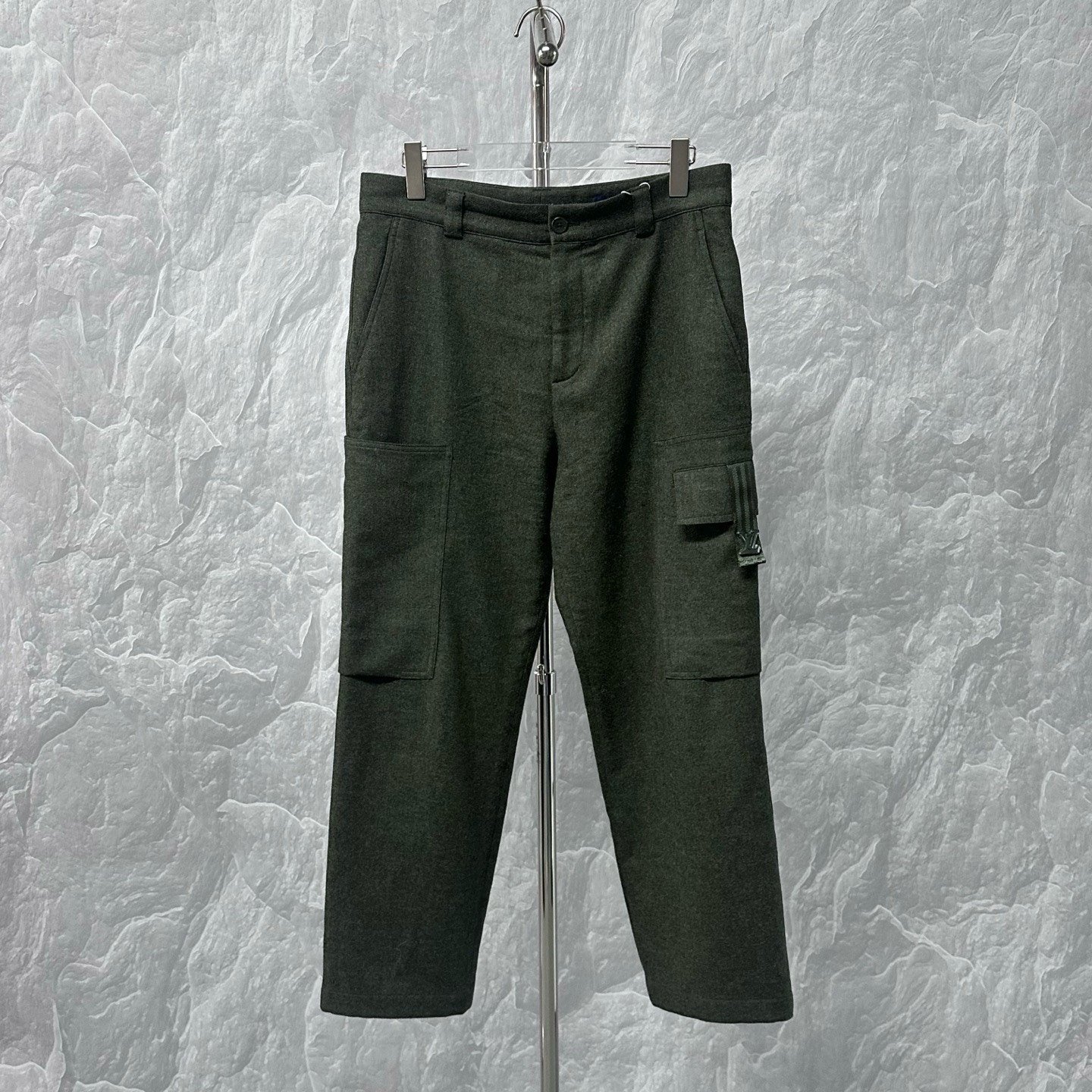 Louis Vuitton SS24 Logo Wool Cargo Pants