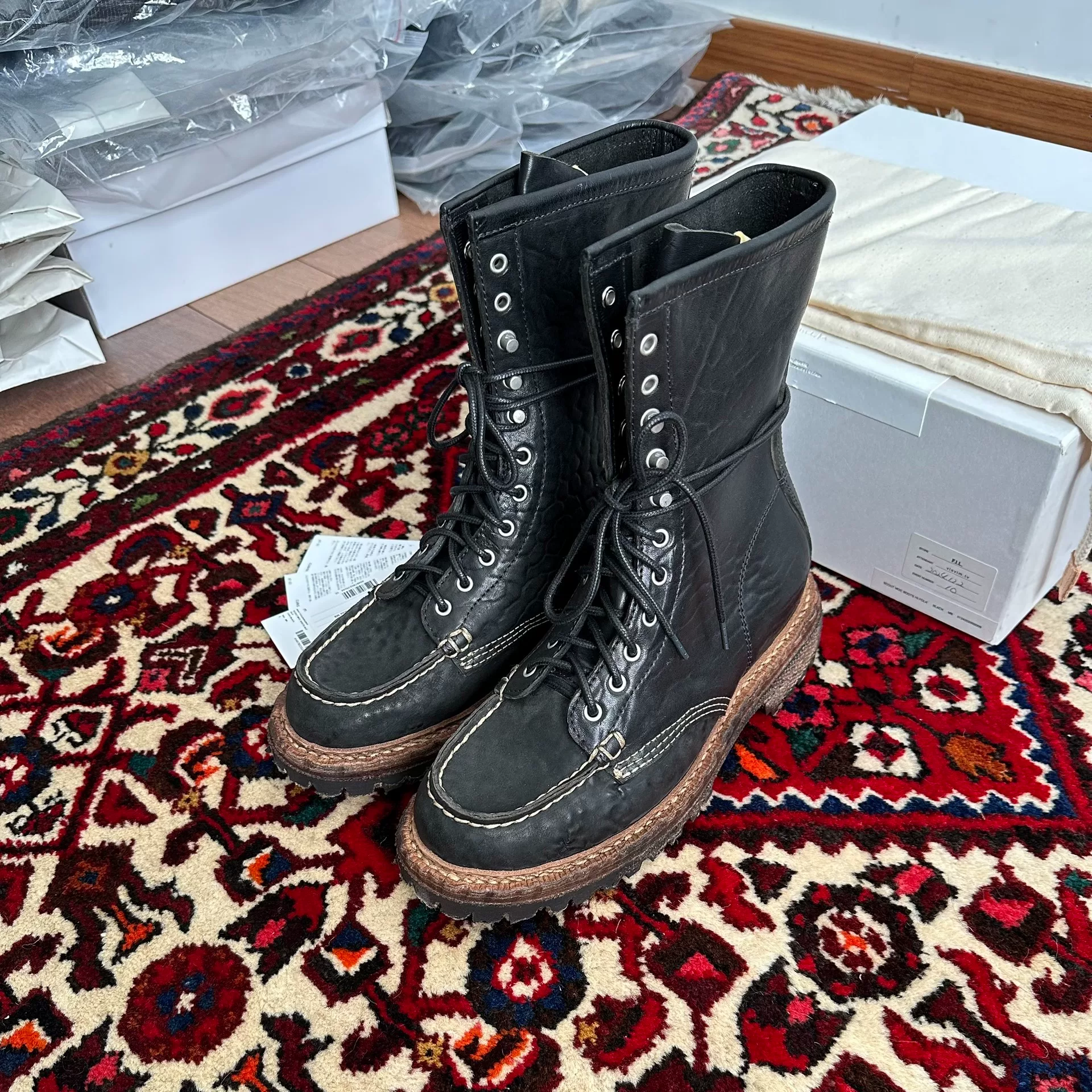 Visvim 24AW Scout Moc Boots — detail