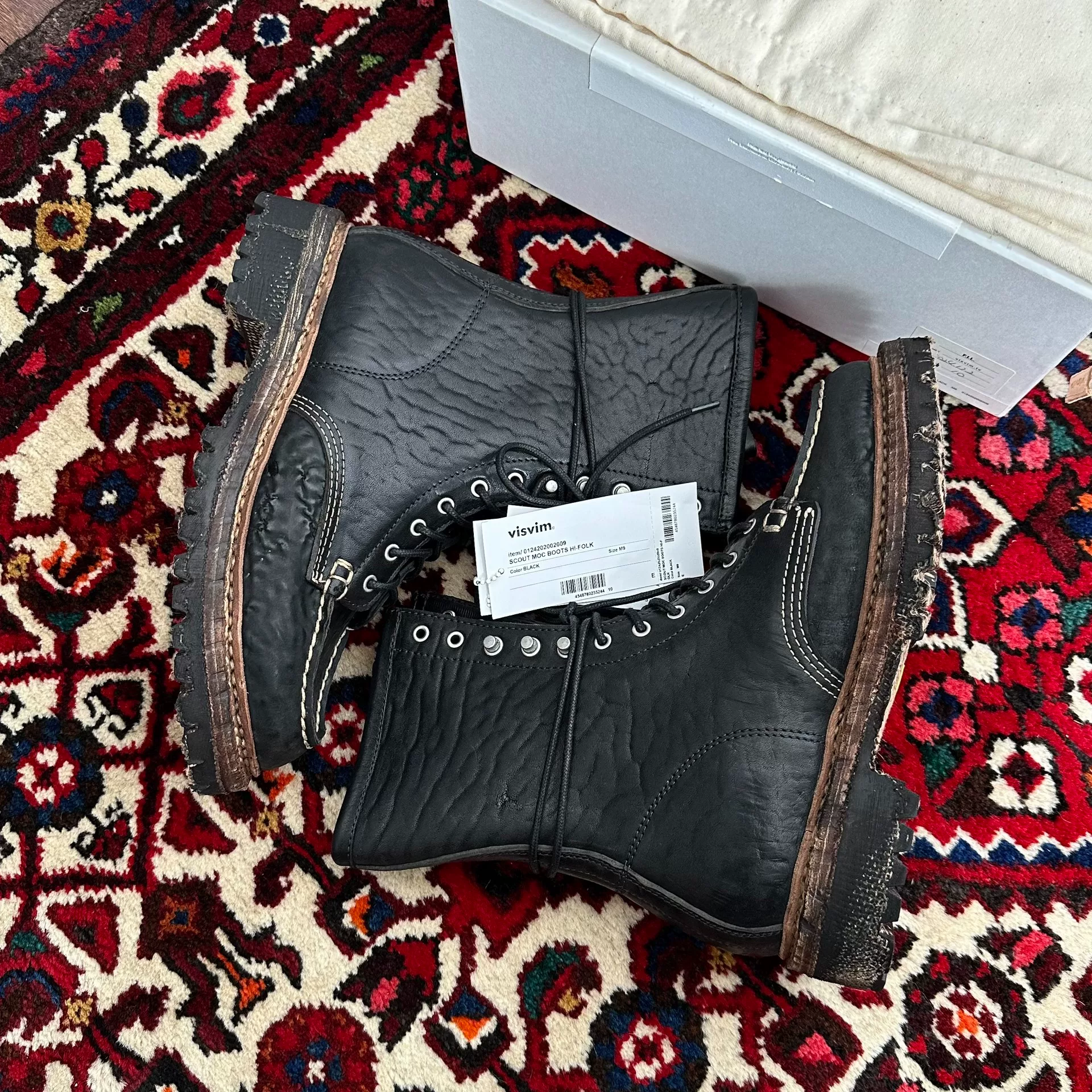 Visvim 24AW Scout Moc Boots — label