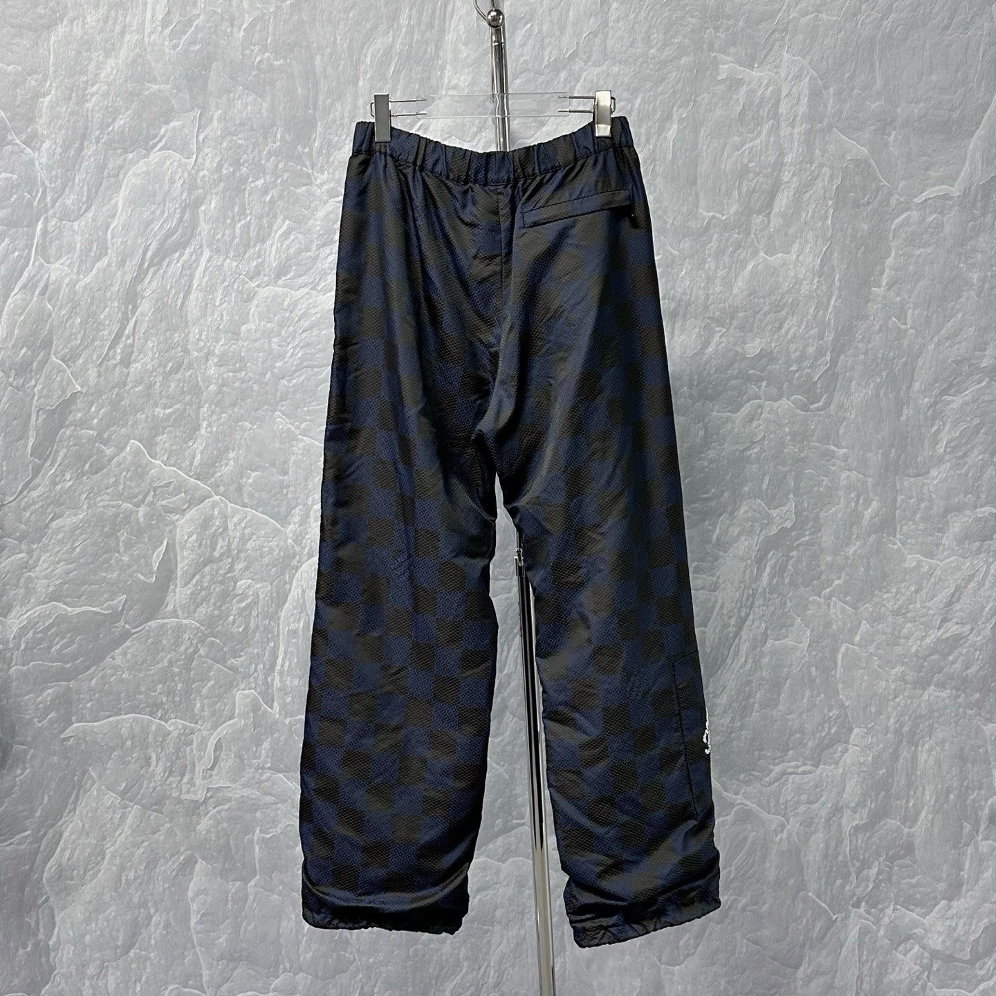 Louis Vuitton SS24 Pharrell Checkered Beaded Pants — back