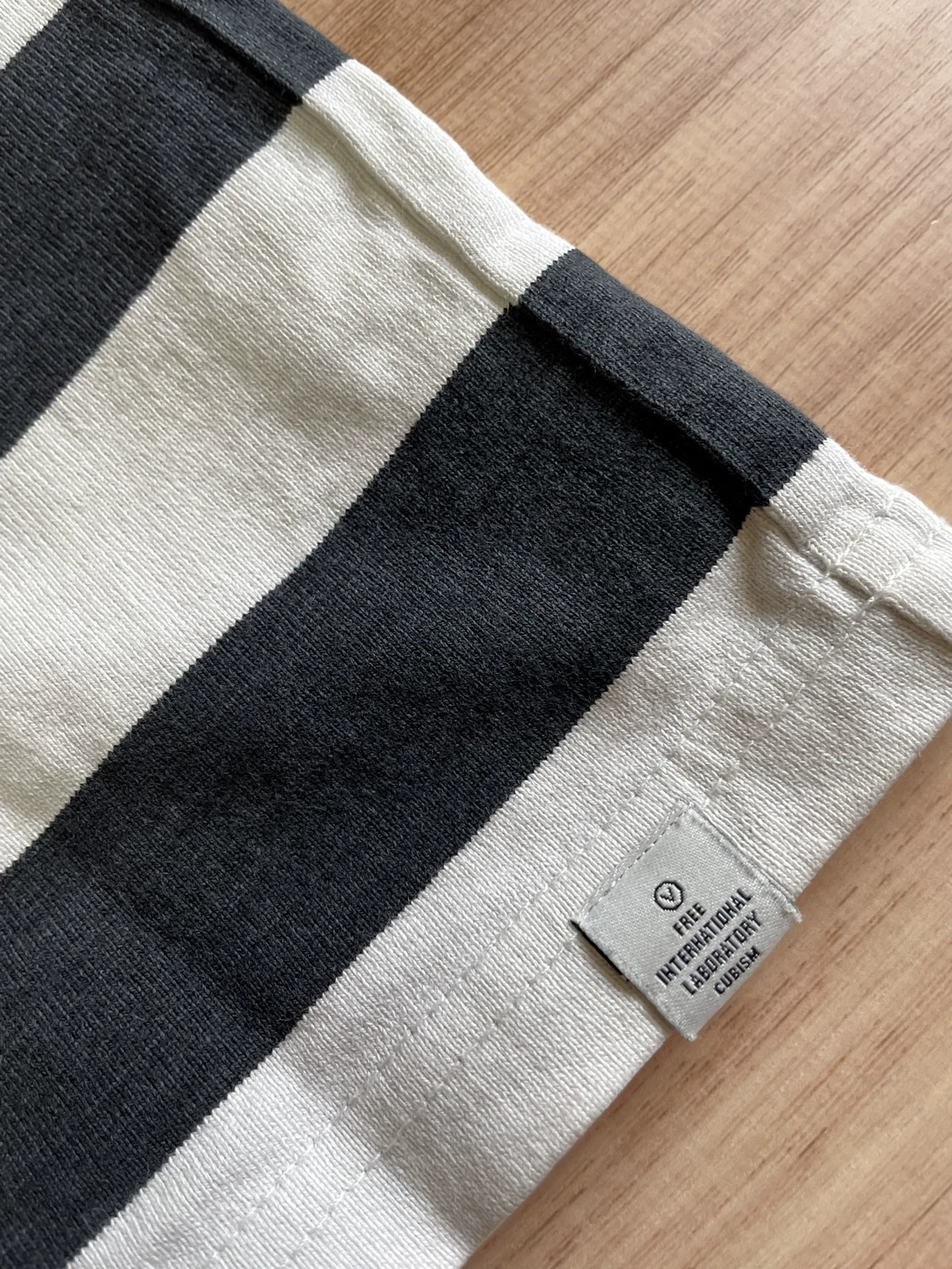 VISVIM BORDER CREW S/S T-shirt — detail