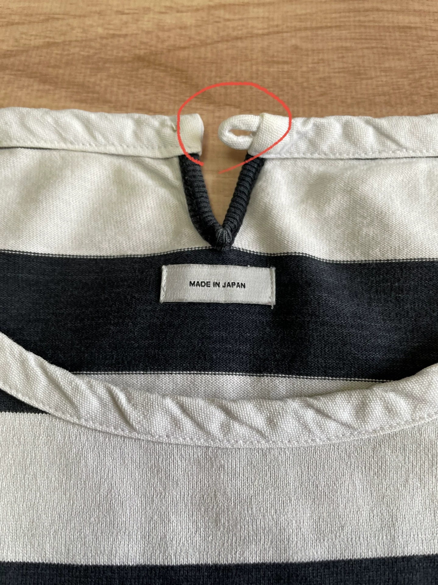 VISVIM BORDER CREW S/S T-shirt — label
