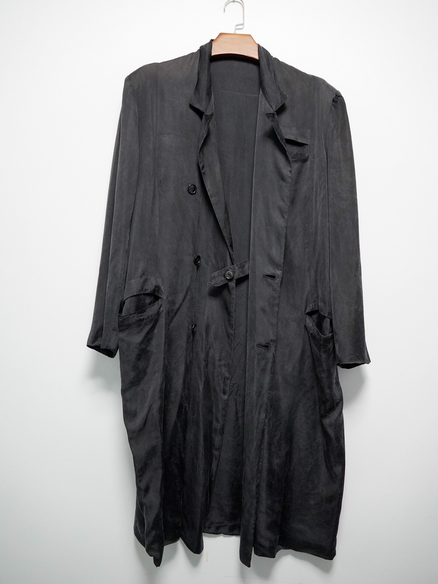 Yohji Yamamoto 1980s Double-Breasted Coat