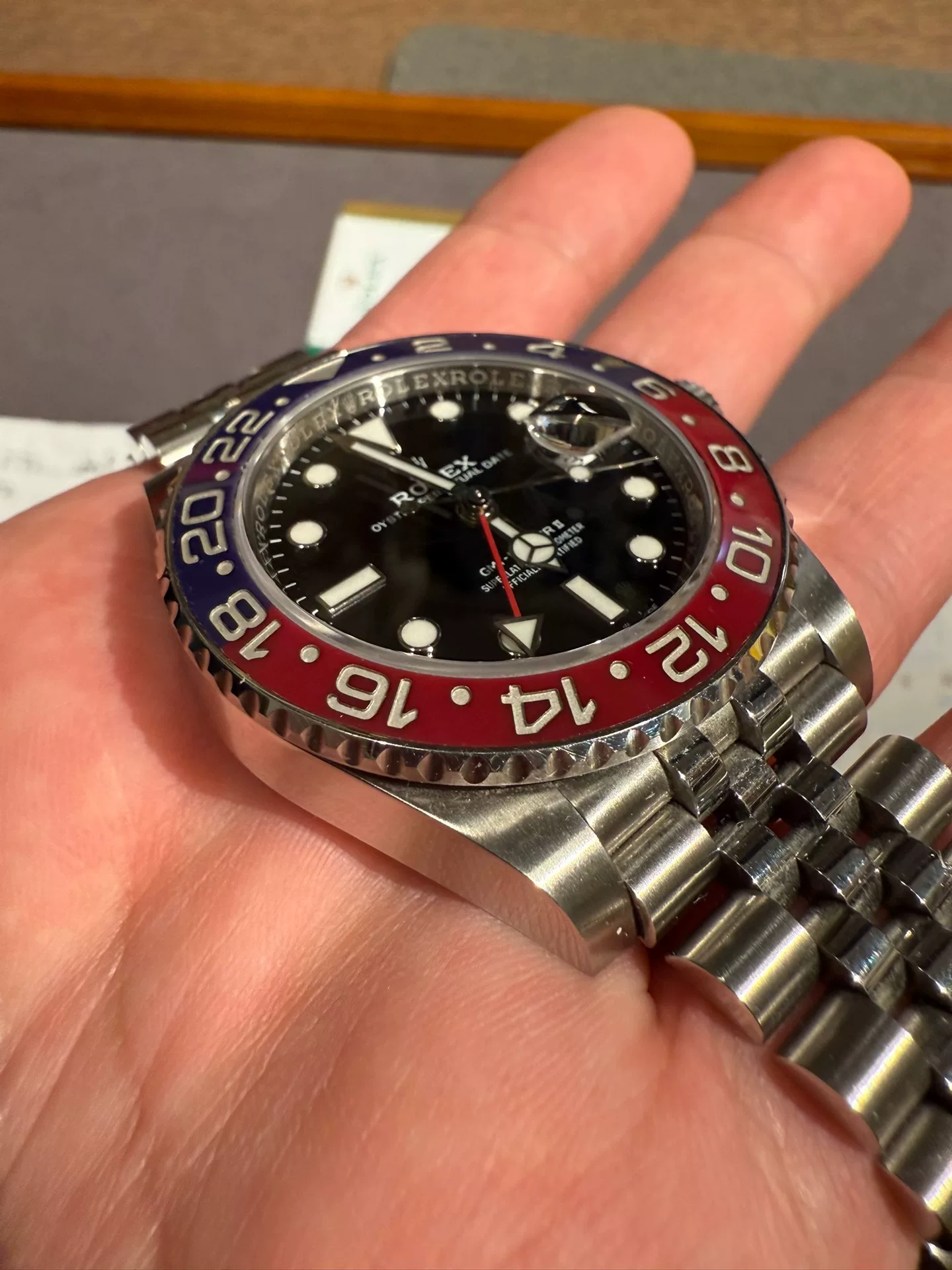 Rolex 126710 Coke Bezel 40mm — label