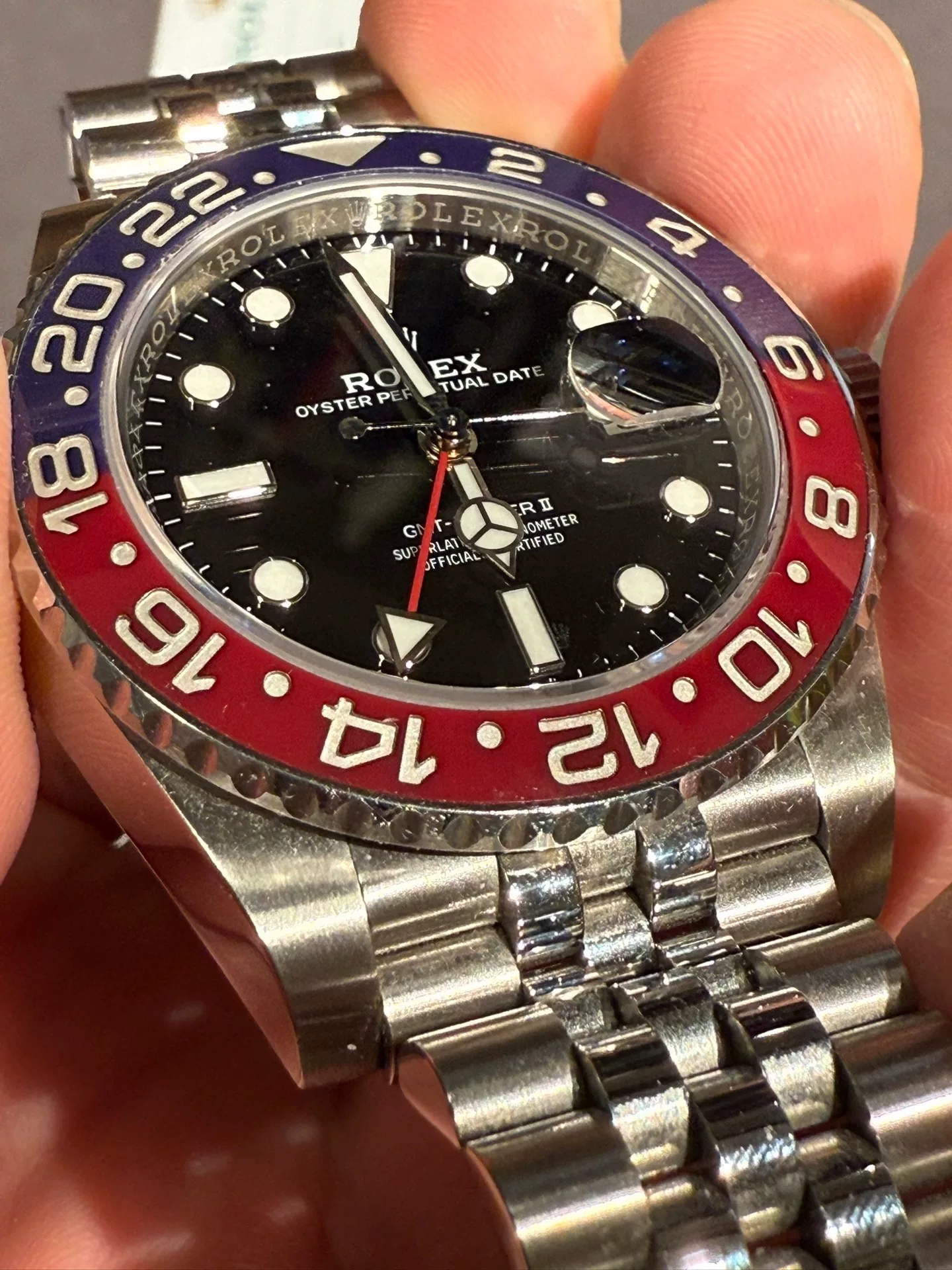Rolex 126710 Coke Bezel 40mm — front