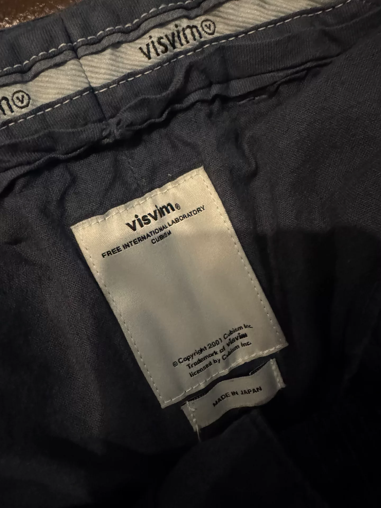 VISVIM High-Water Cropped Pants HW — detail
