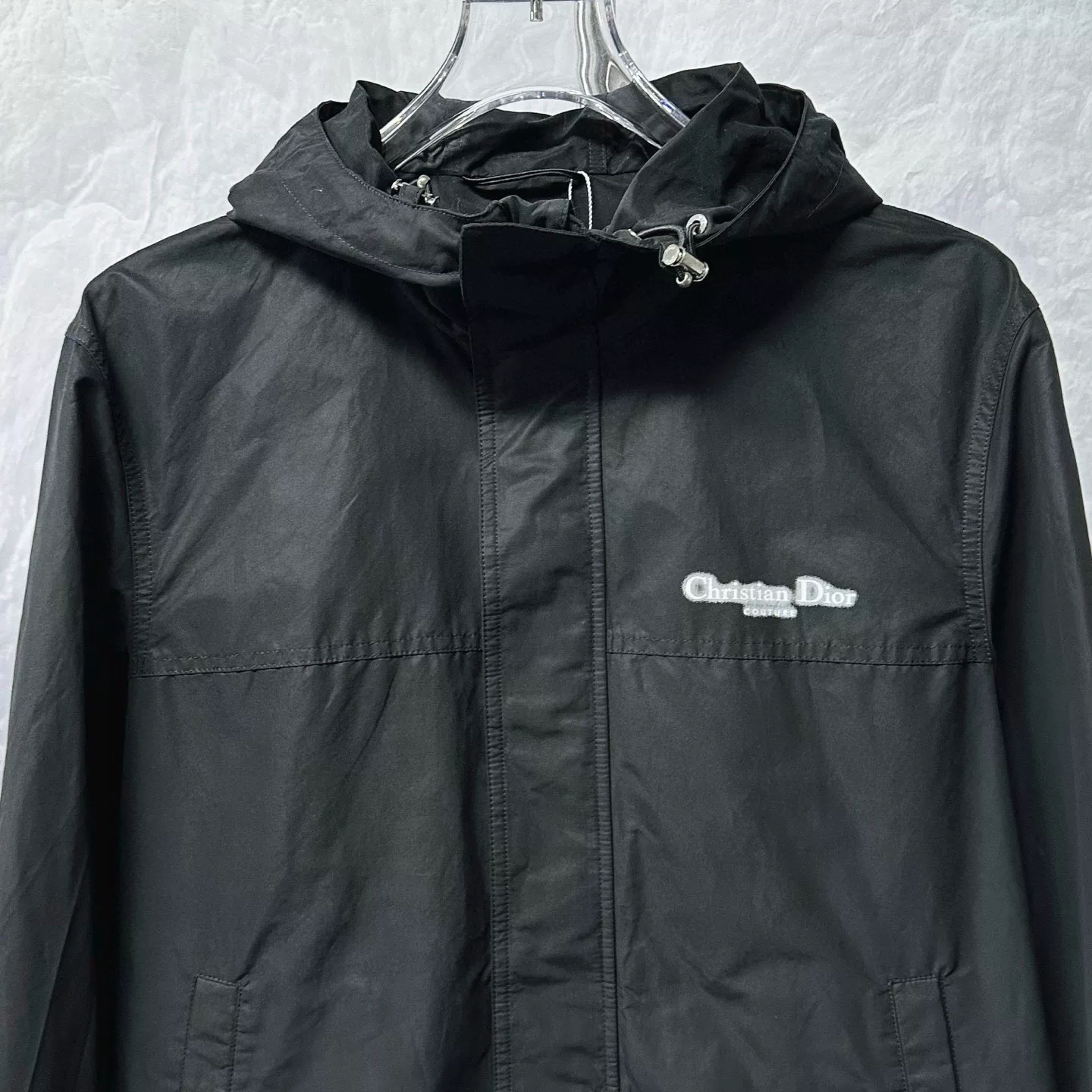 Dior FW24 Christian Dior Logo Hooded Jacket — front