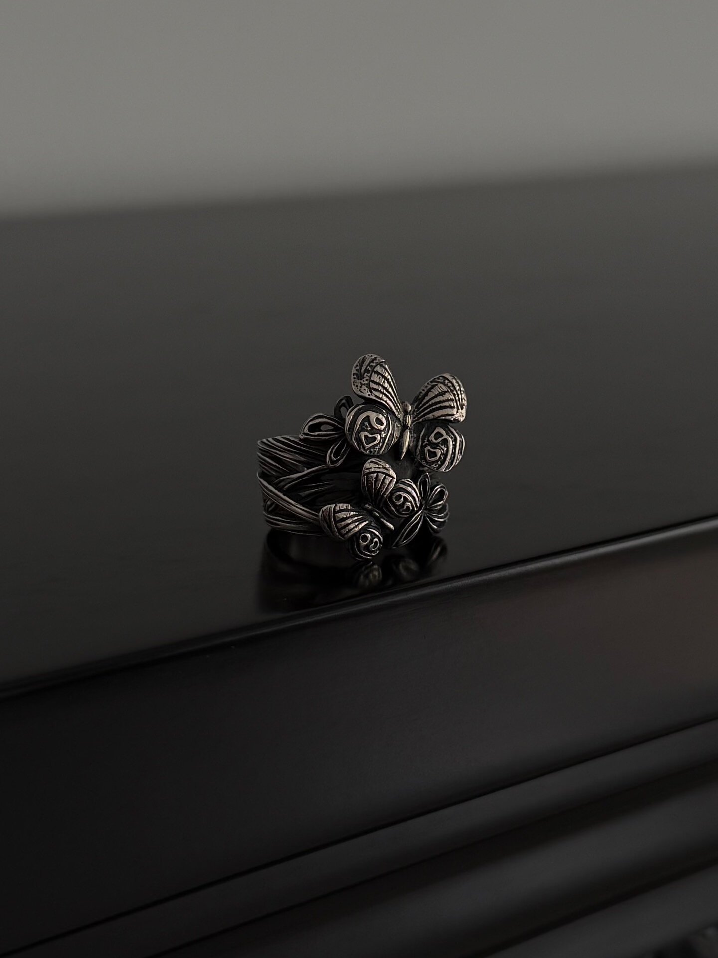 Jean Paul Gaultier Layered Butterfly Ring