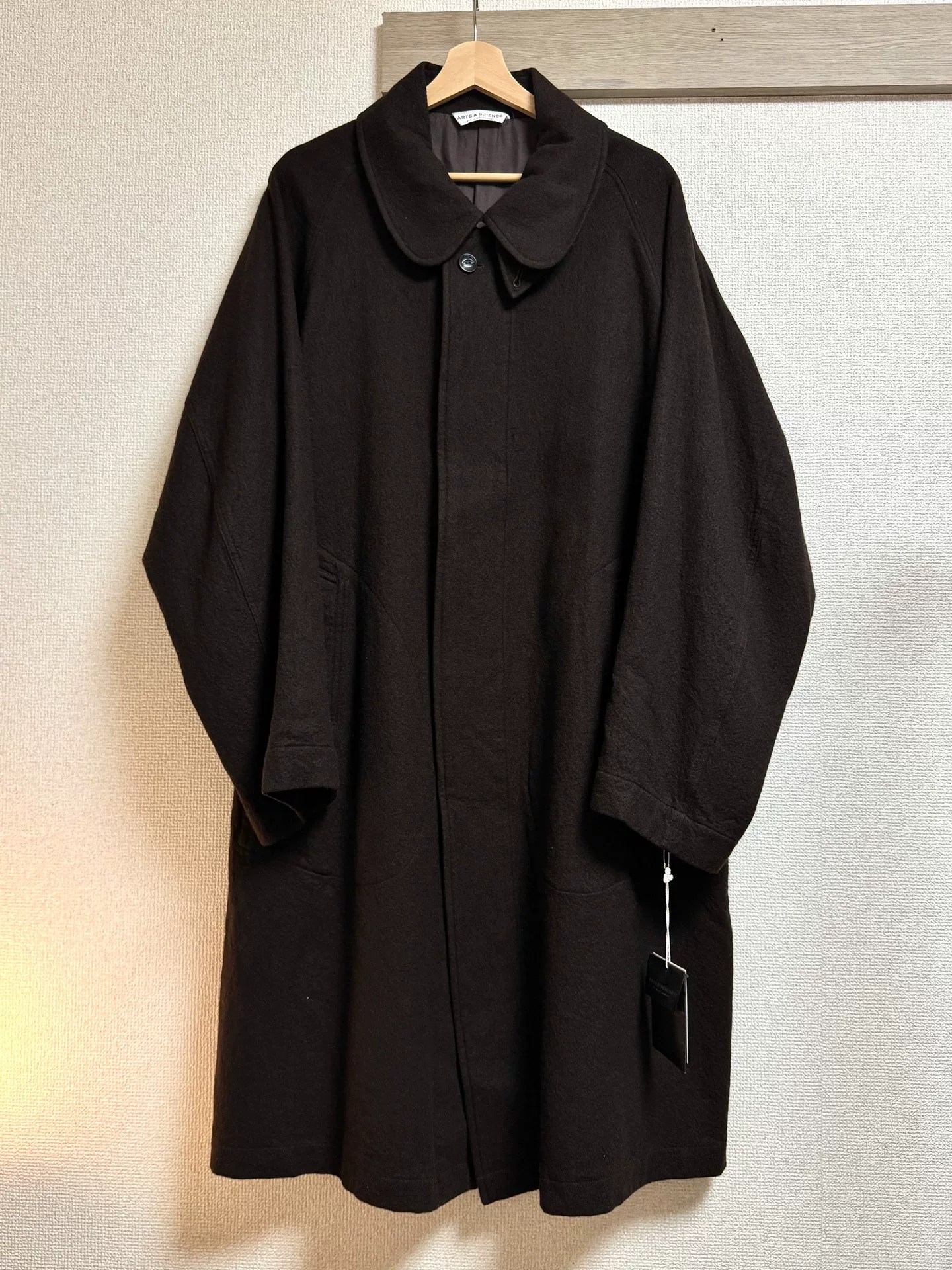 Arts&Science Felted Wool Balmacaan Coat