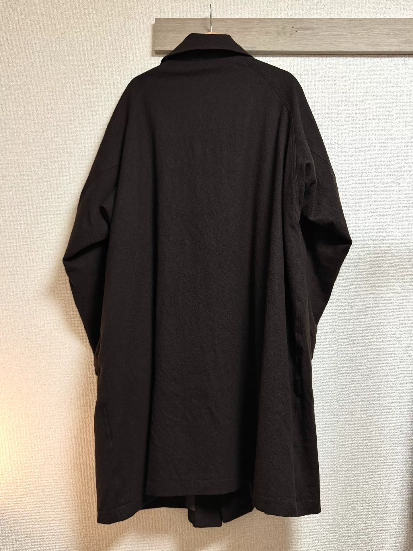 Arts&Science Felted Wool Balmacaan Coat — back