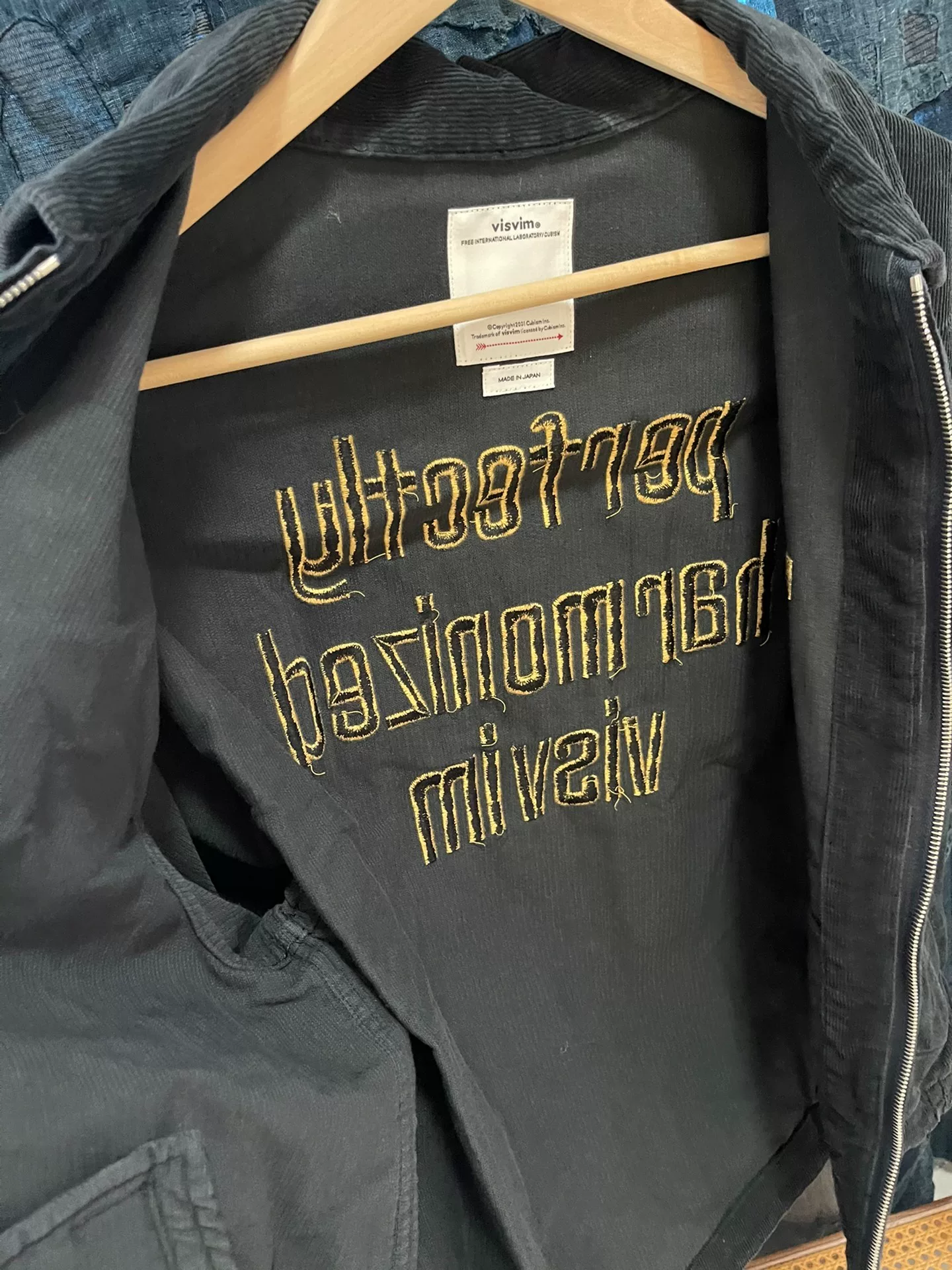VISVIM 24SS REDSUN CORDUROY JKT — label