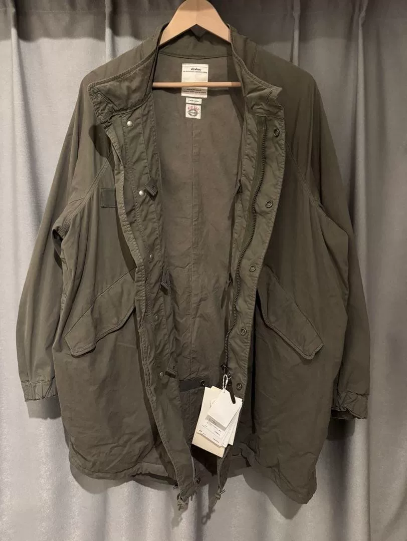 visvim 18SS SIX FIVE FISHTAIL PARKA — front