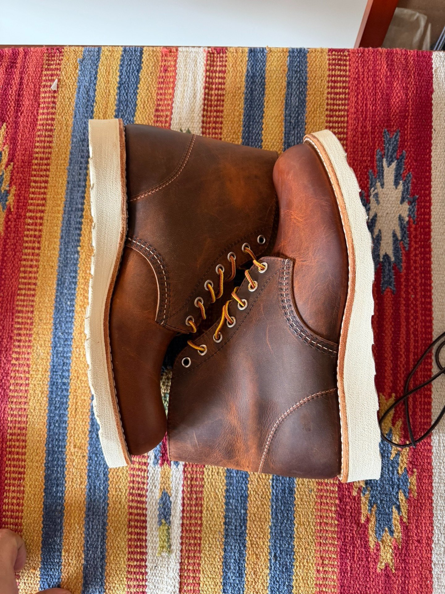 Red Wing 9111 Brown Boots — back