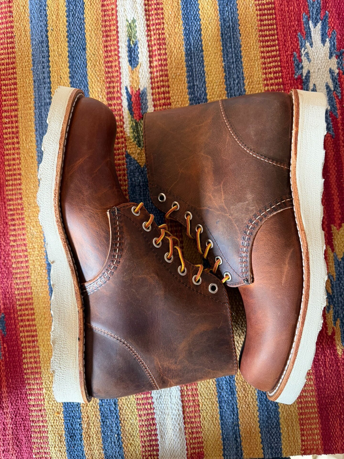 Red Wing 9111 Brown Boots — front