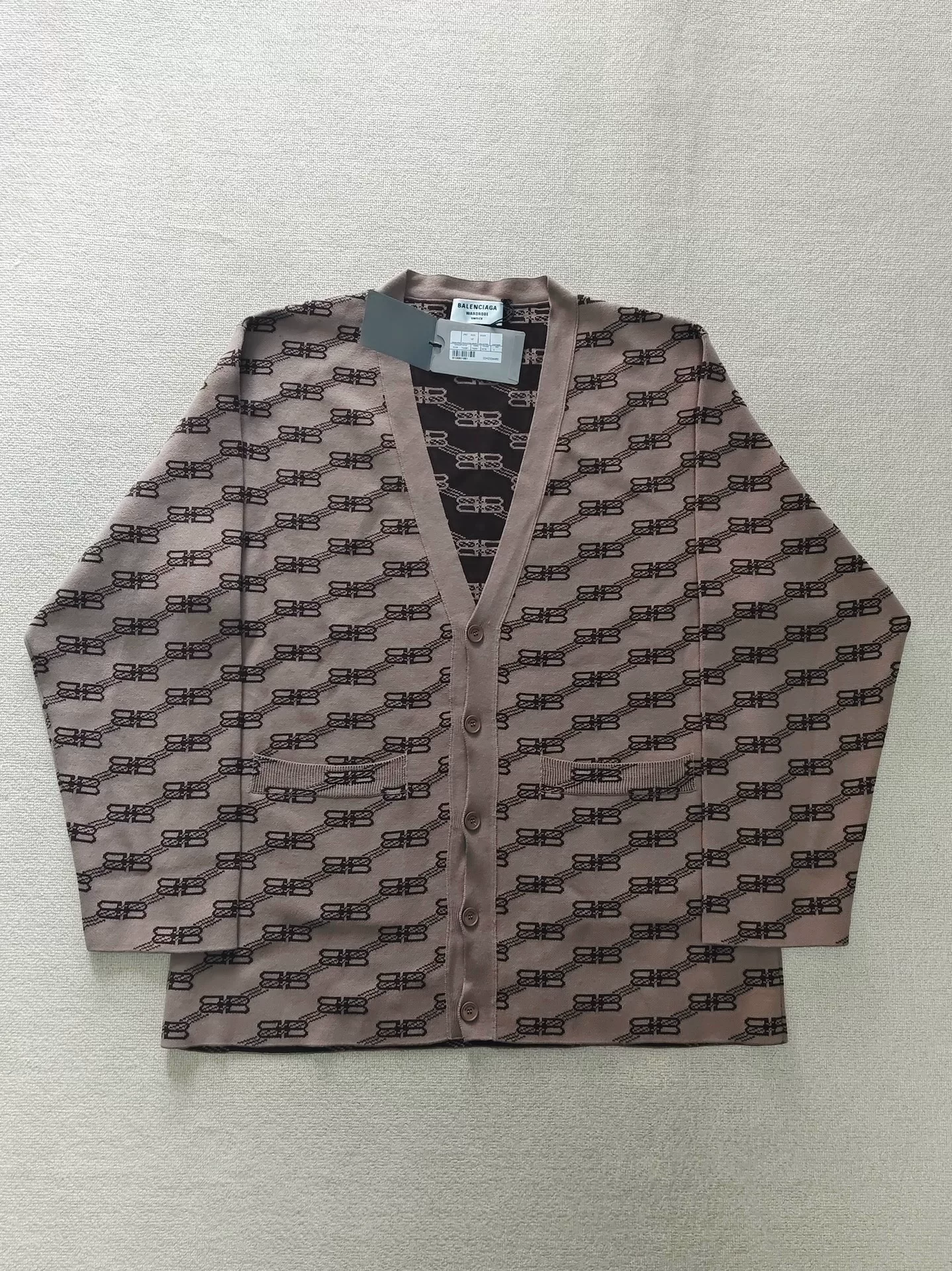 Balenciaga 23SS BB Logo Cardigan