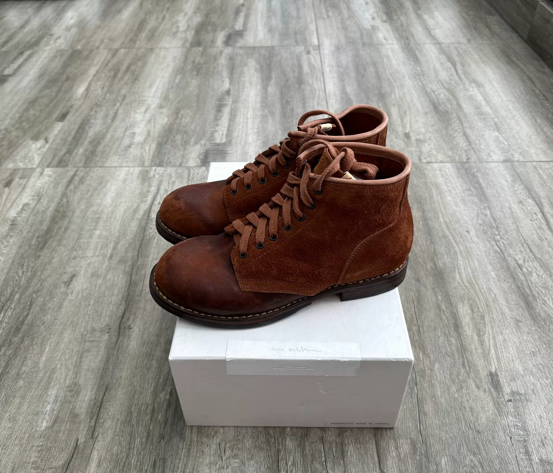 VISVIM BRIGADIER BOOTS 24AW — front