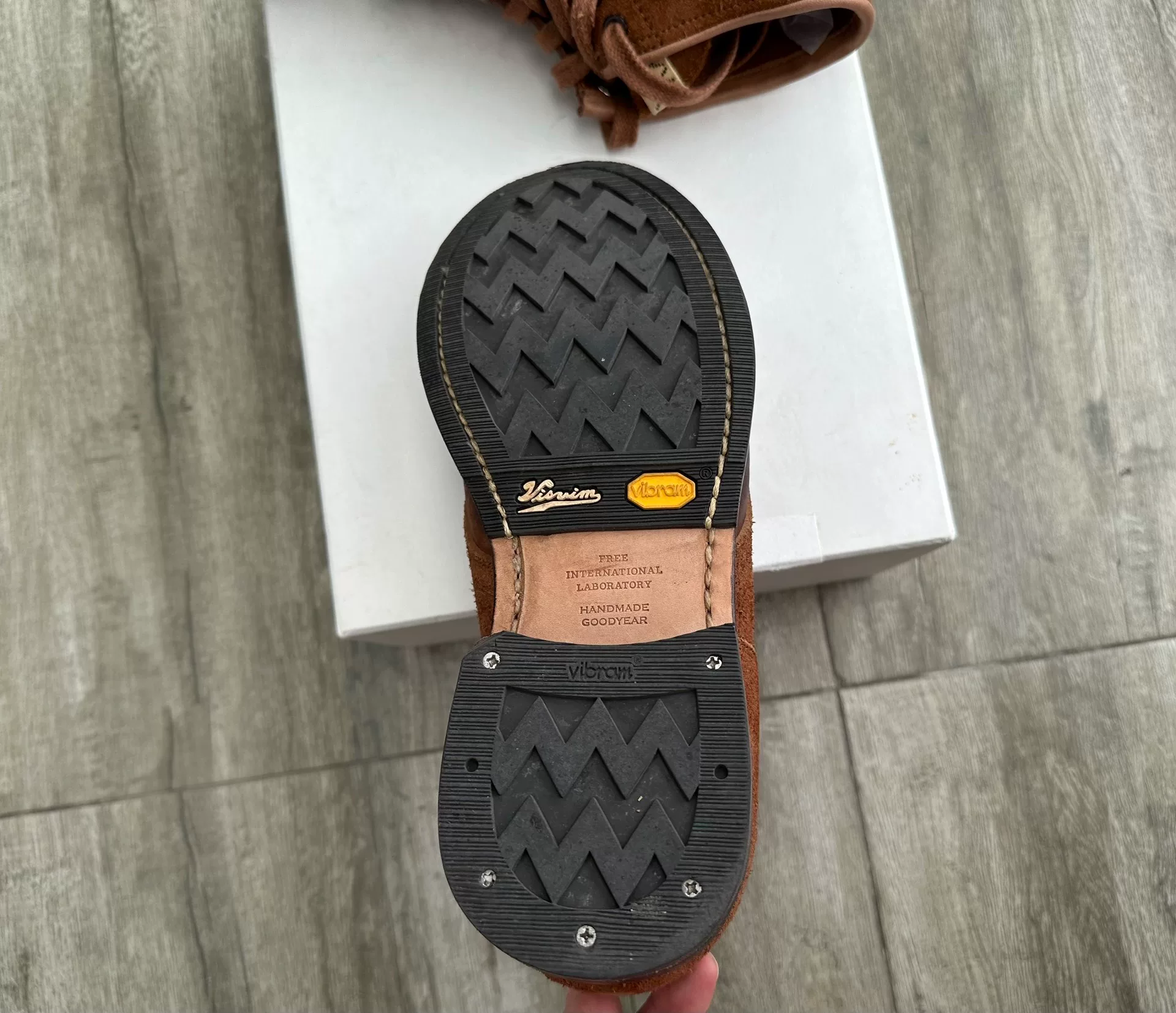 VISVIM BRIGADIER BOOTS 24AW — label