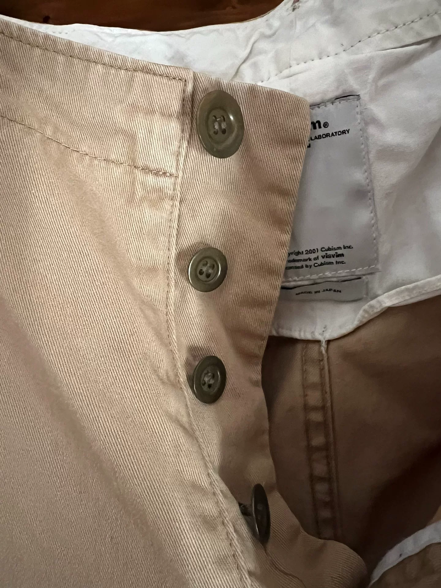 visvim 2012 Japan-Made Chino — label