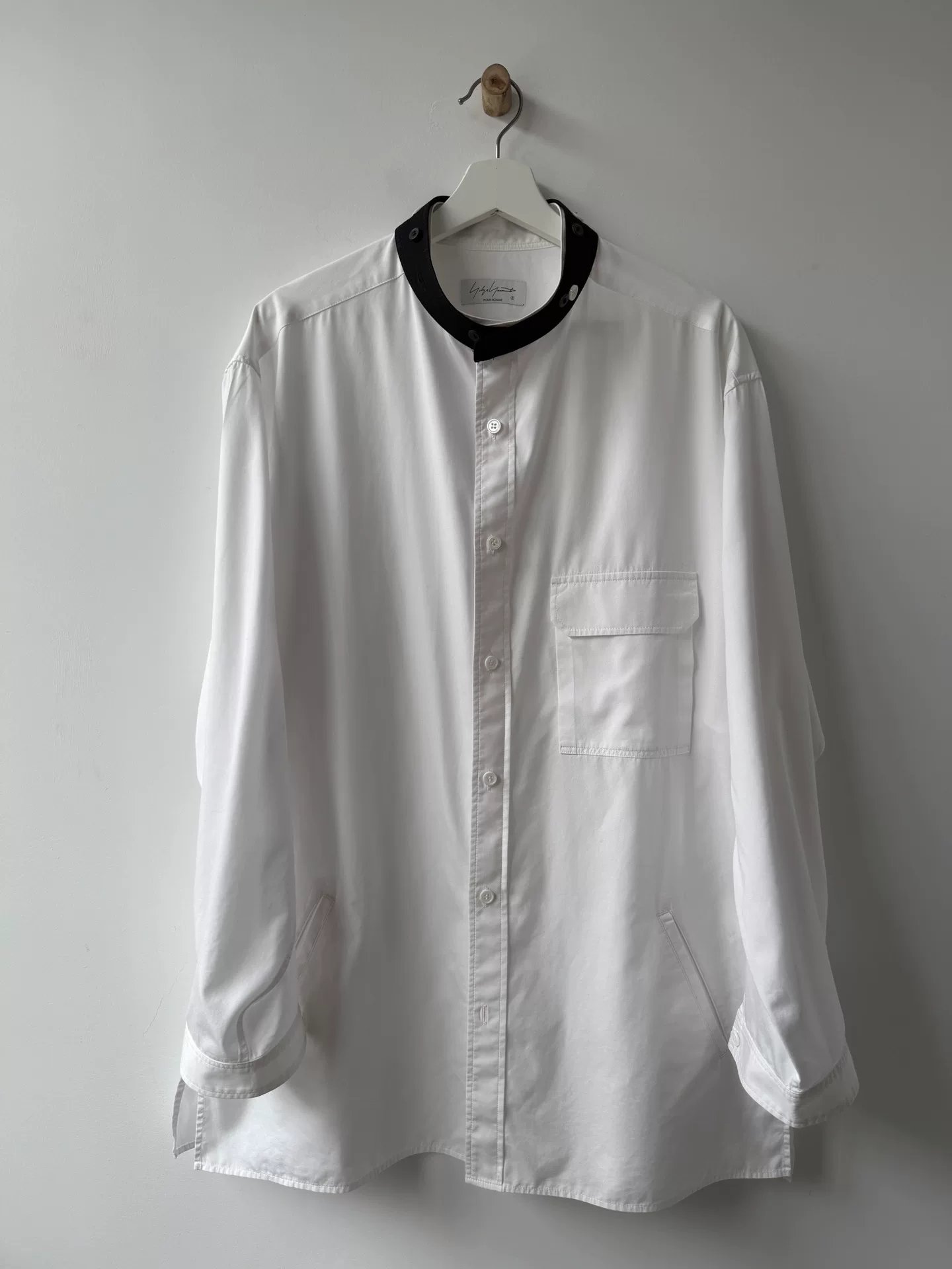 Yohji Yamamoto 2023SS Runway Shirt — label