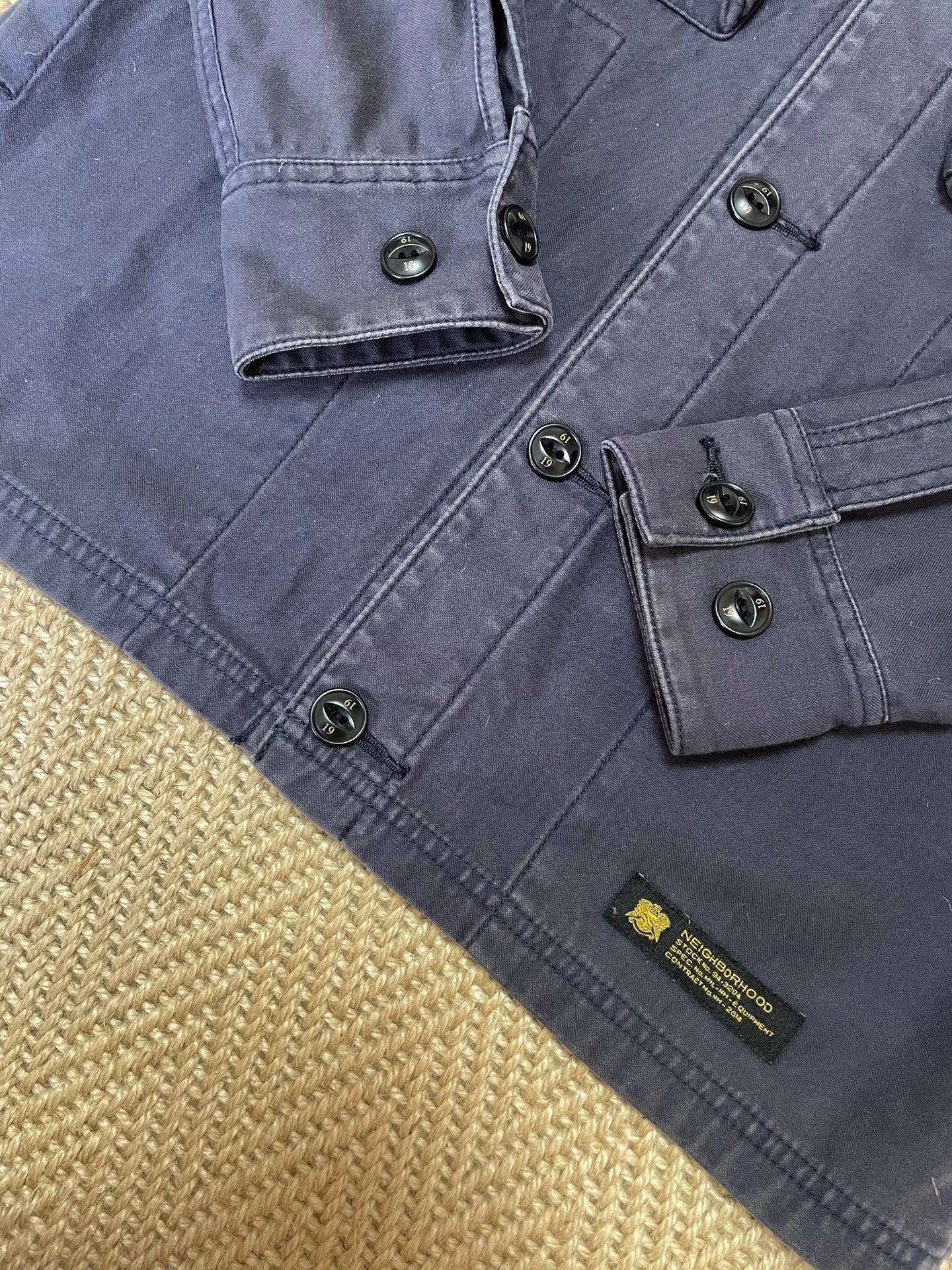 NEIGHBORHOOD BDU Four-Pocket Washed Jacket — back