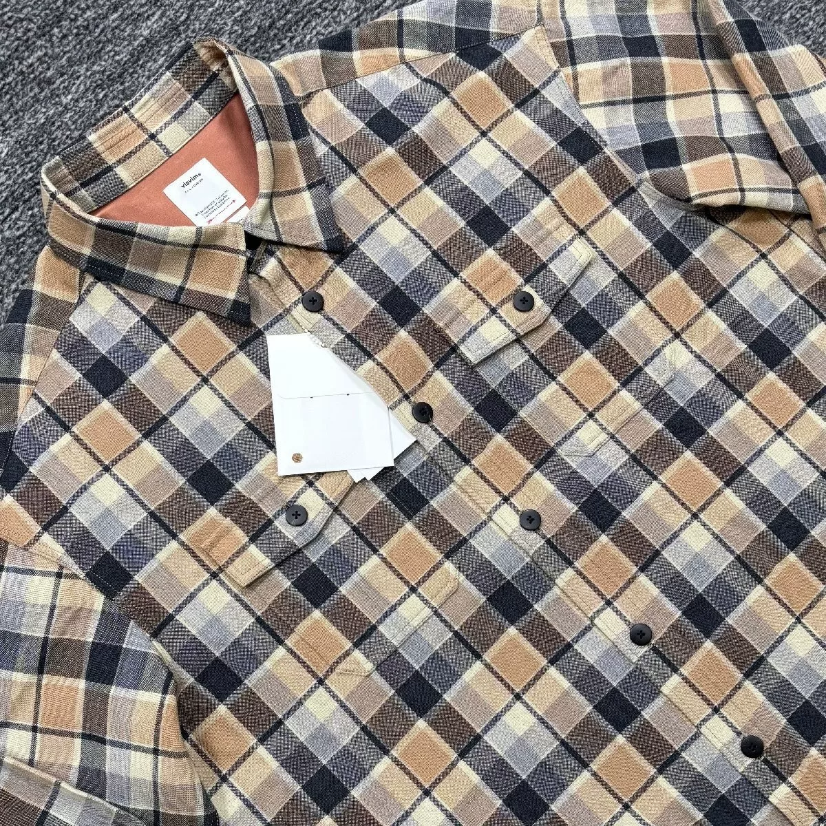visvim 25SS Lumber Check L/S Shirt — front