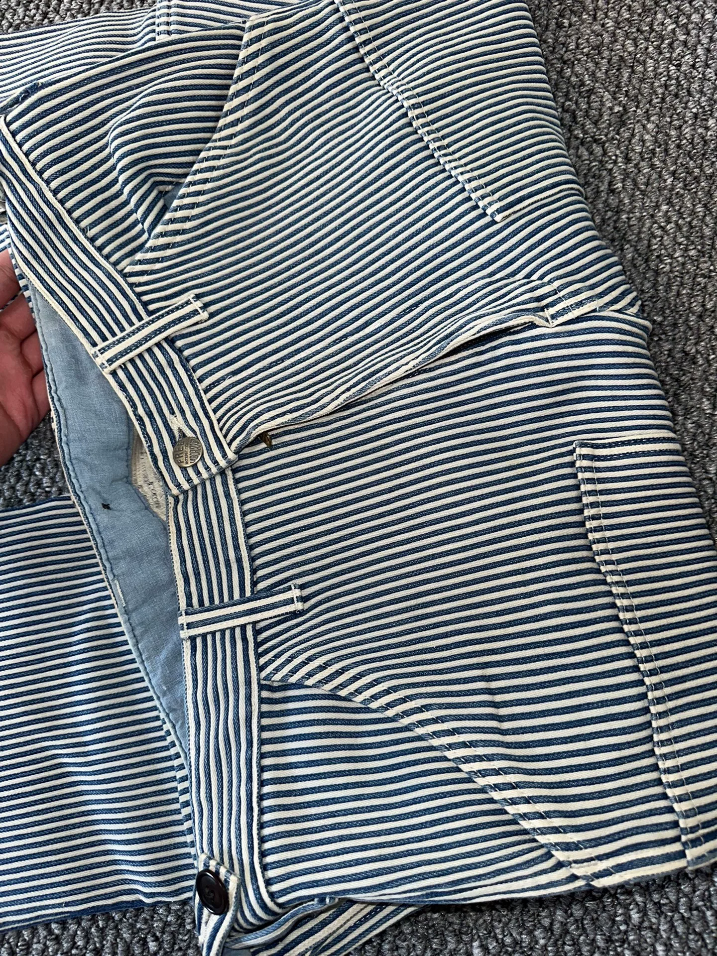 visvim logging pants 2015 — label