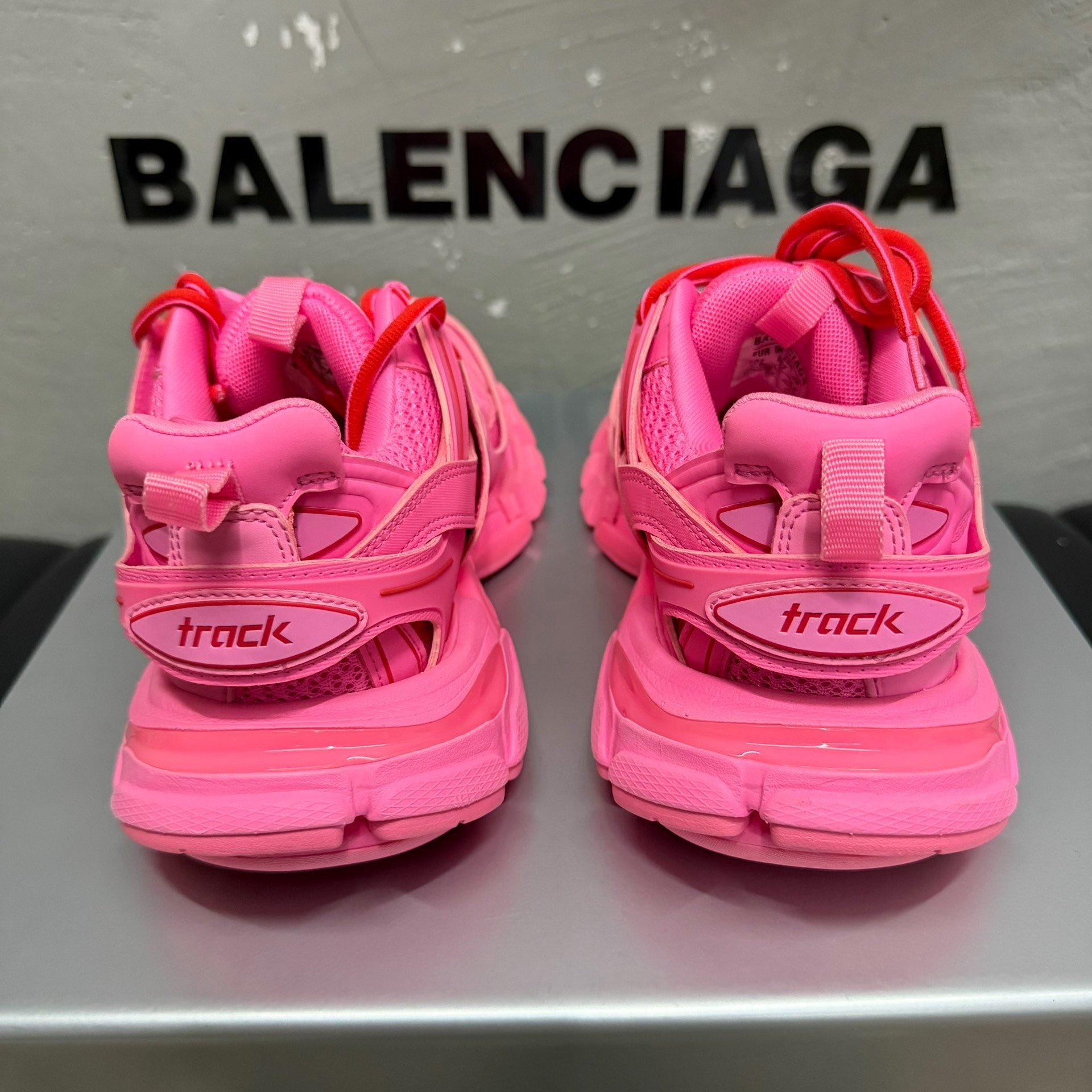 Balenciaga Track Pink Dad Shoes 37 — label