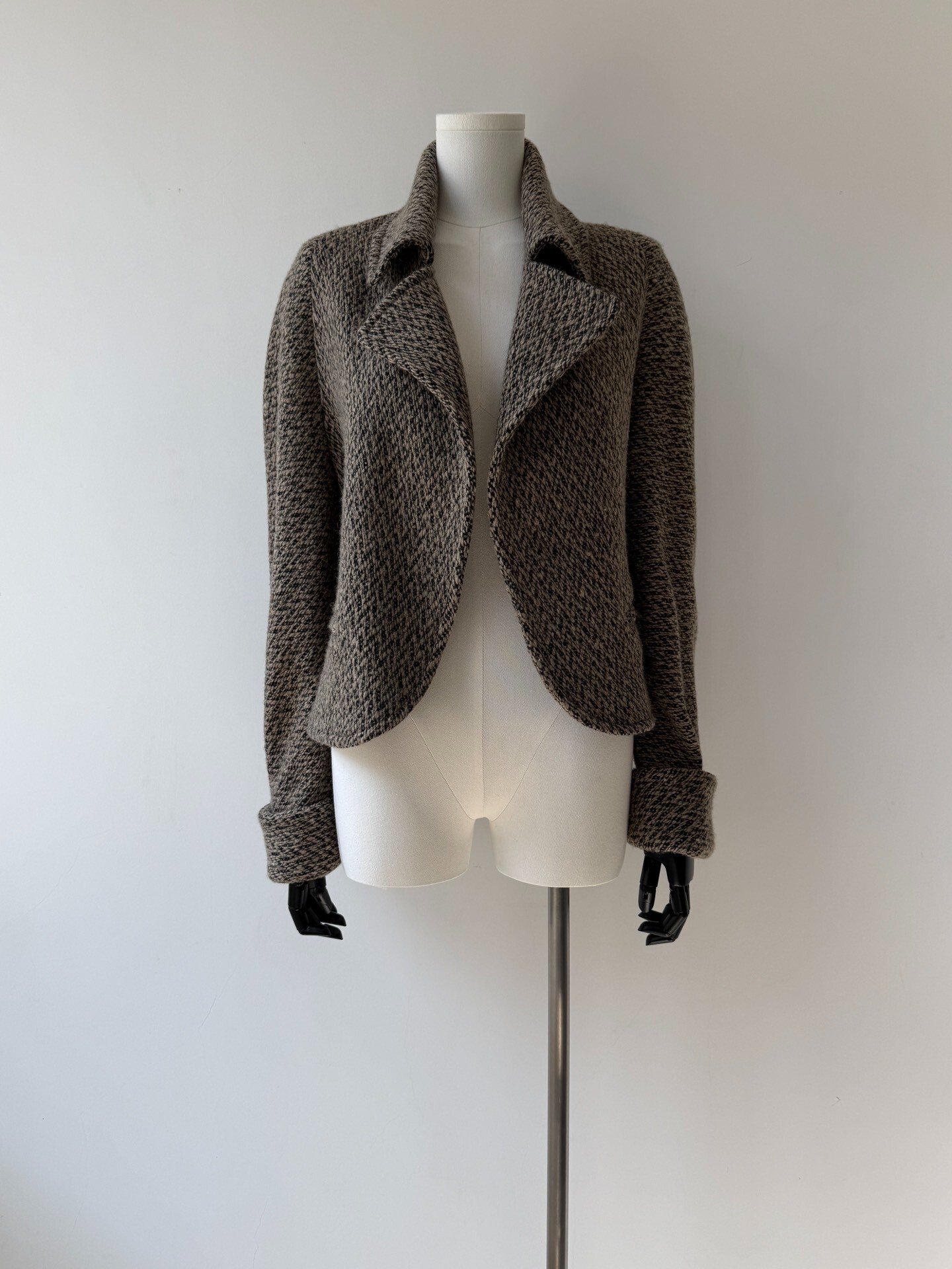 Yohji Yamamoto Tweed Jacket 24AW — front