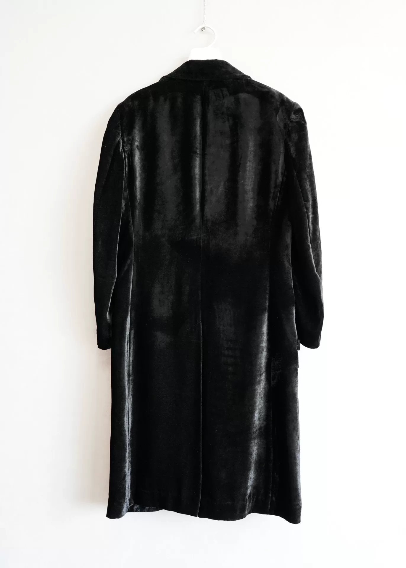 Yohji Yamamoto 18AW Velvet Dr.jkt Coat — detail