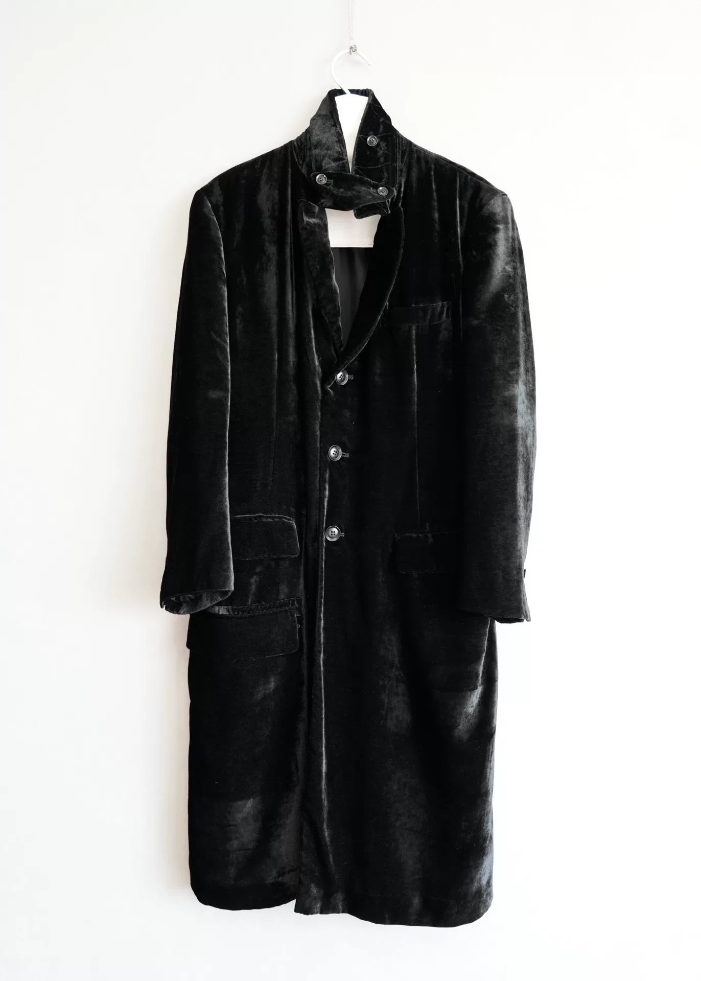 Yohji Yamamoto 18AW Velvet Dr.jkt Coat — front