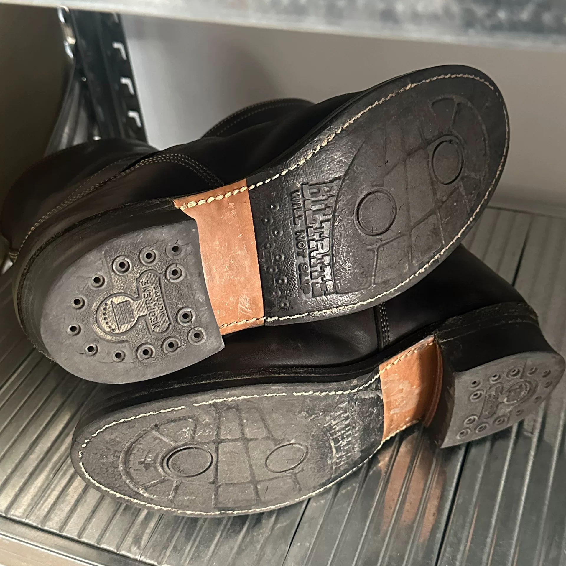 Italian Horsebutt Engineer Boots — back