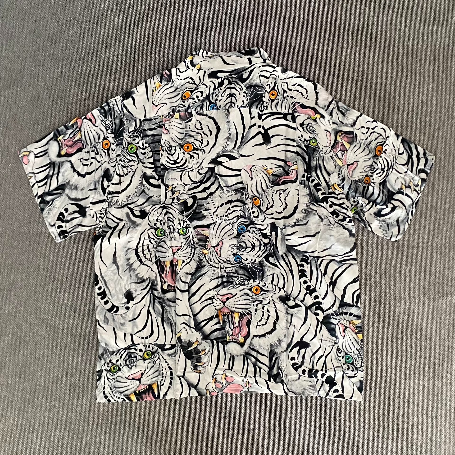 Wacko Maria x Tim Lehi Tigers Hawaiian Shirt — front