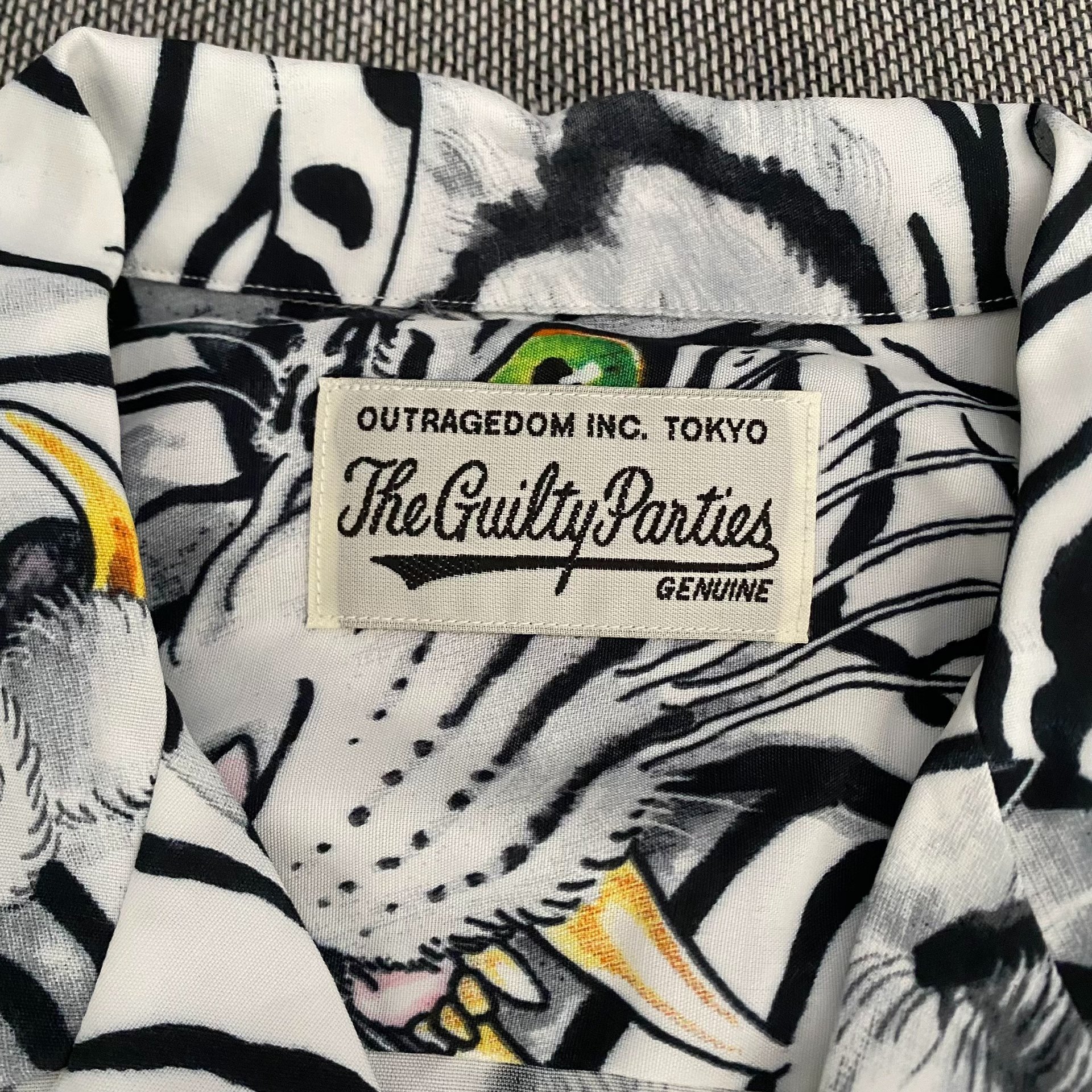 Wacko Maria x Tim Lehi Tigers Hawaiian Shirt — back