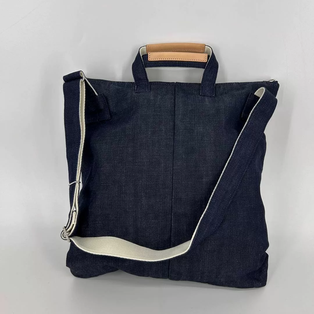 Porter Classic Denim Tote Bag — back