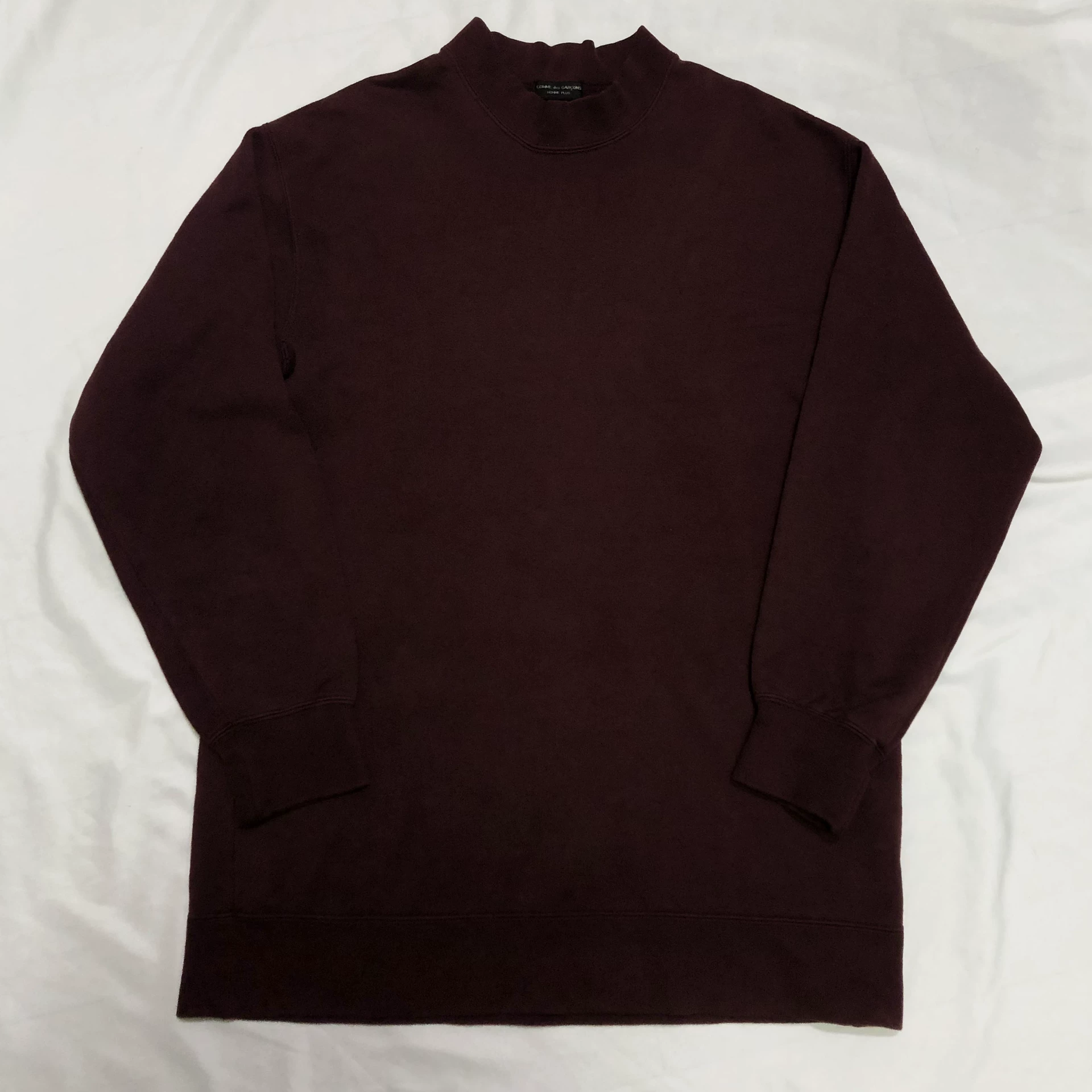 Comme des Garçons 89AW Wine Red Sweatshirt