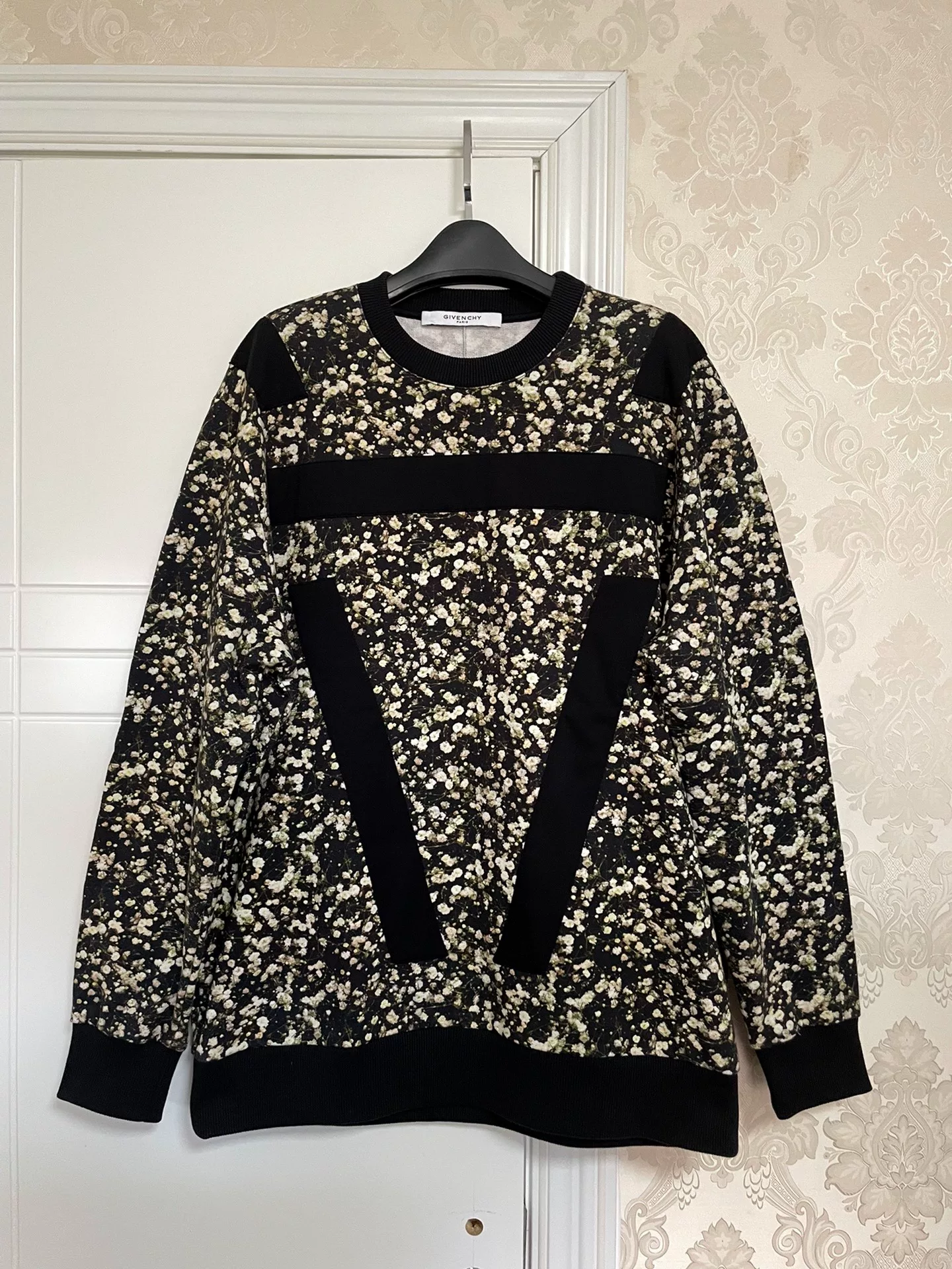 Givenchy Black Stripe Starry Sweater