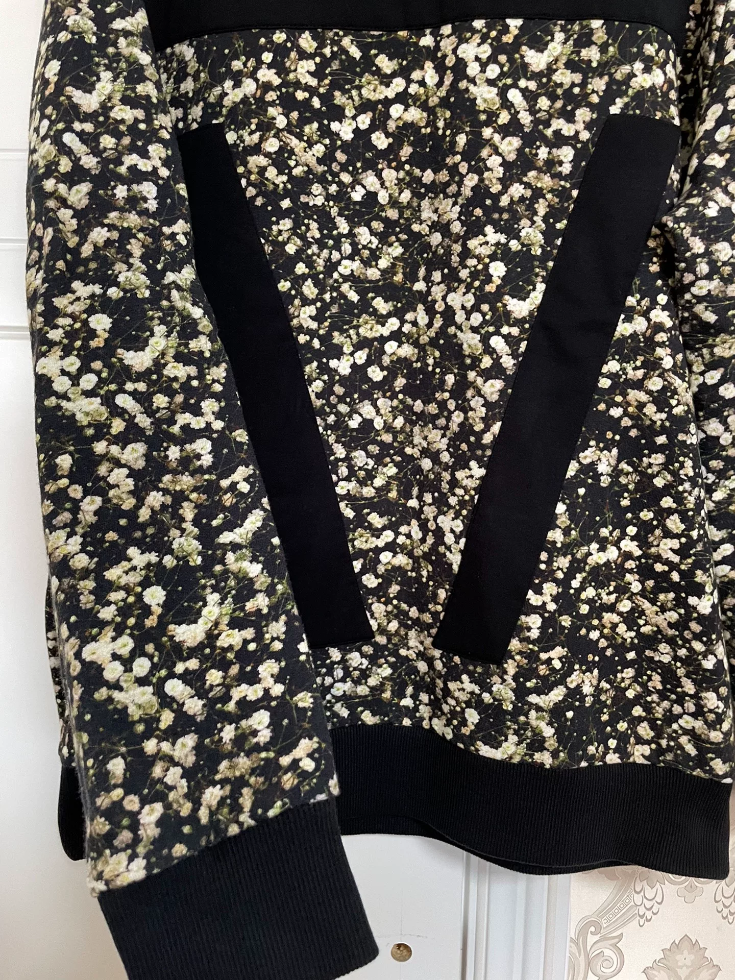 Givenchy Black Stripe Starry Sweater — back