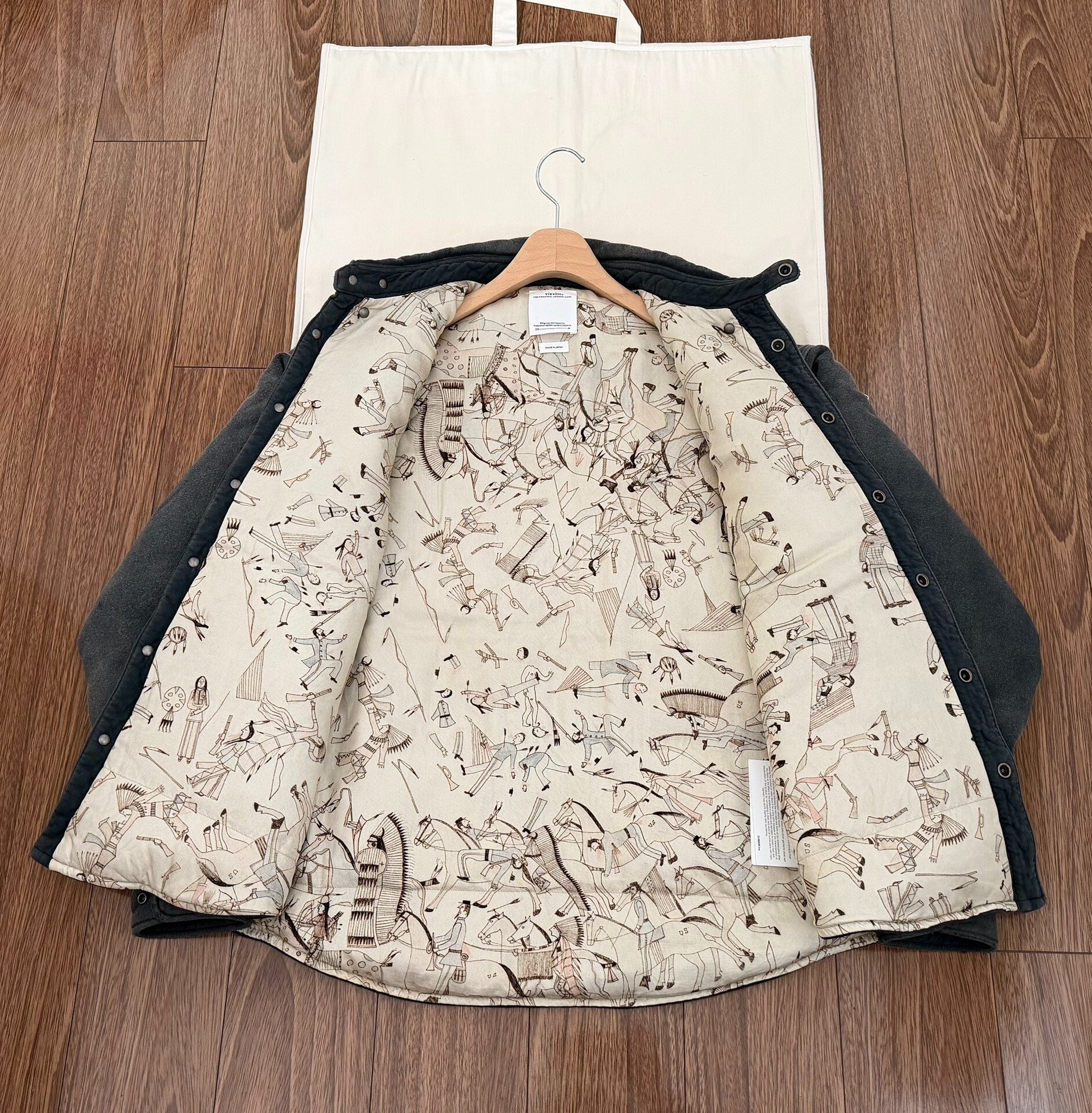 VISVIM 25SS KERCHIEF ERA DOWN JKT CRASH — back