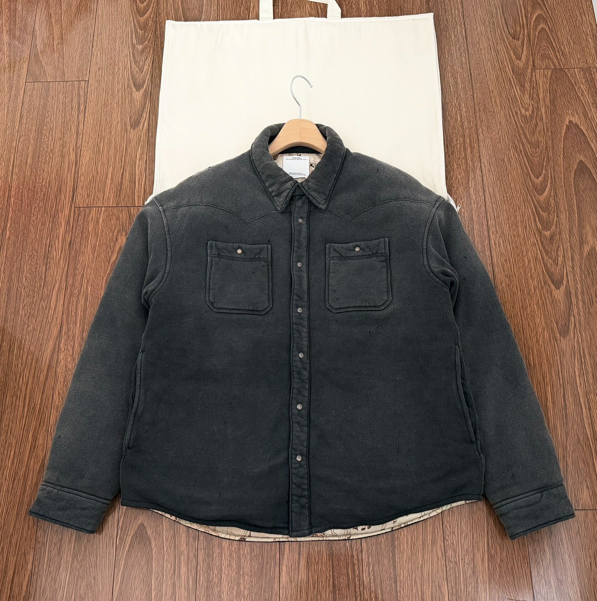 VISVIM 25SS KERCHIEF ERA DOWN JKT CRASH — detail