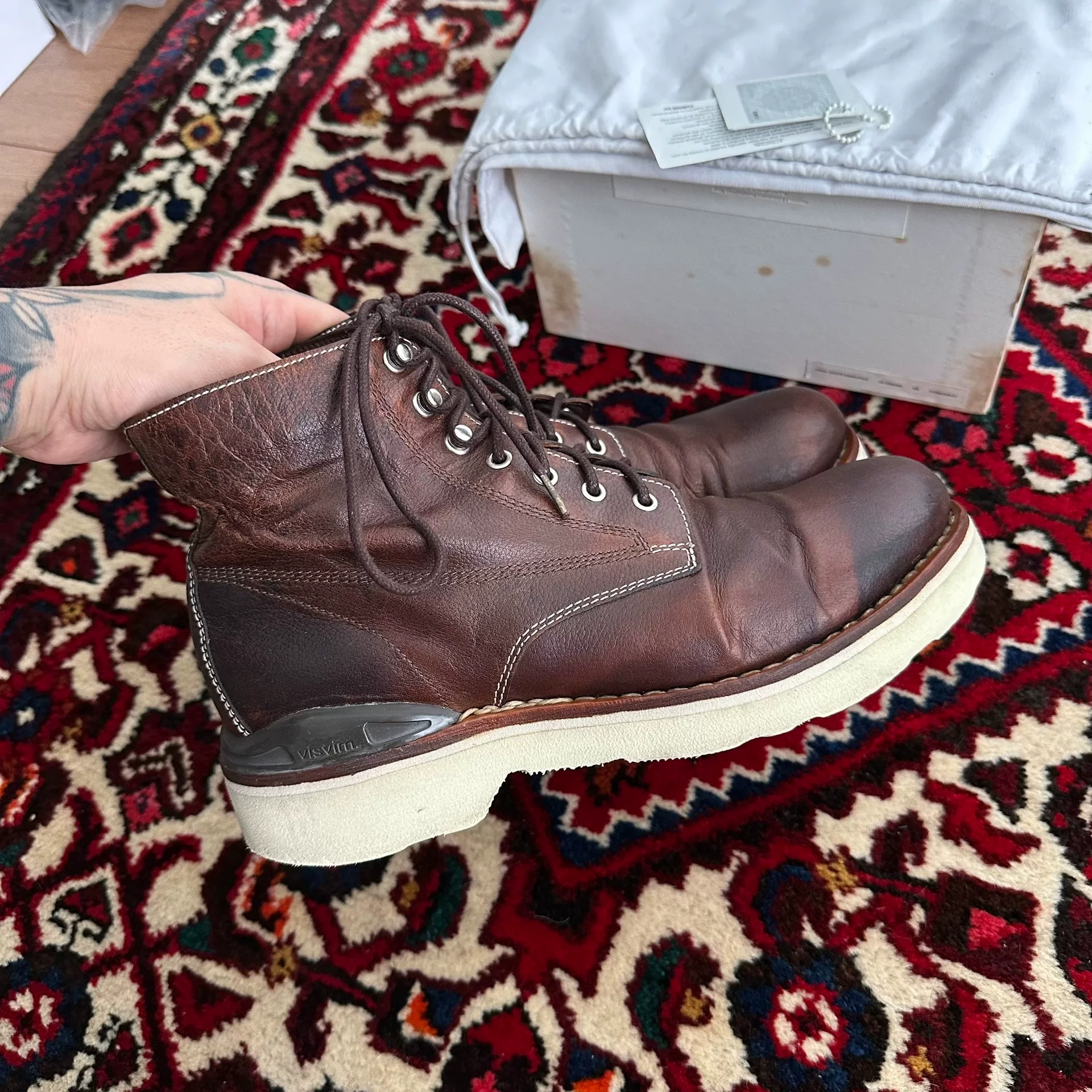 visvim 10ss Virgil Boots — back