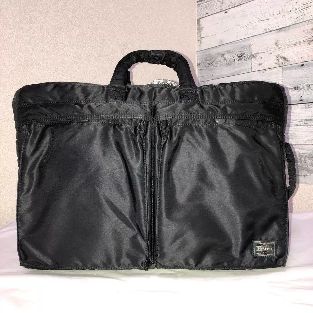 Porter Tanker 3-Way Black YKK Zipper Bag