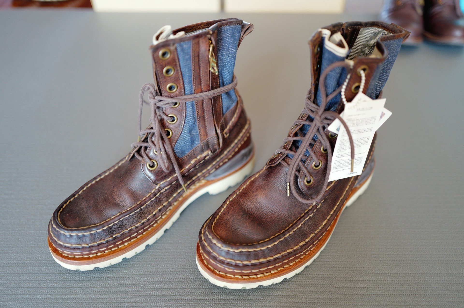 visvim 12SS Grizzly Folk Isetan Boots — back