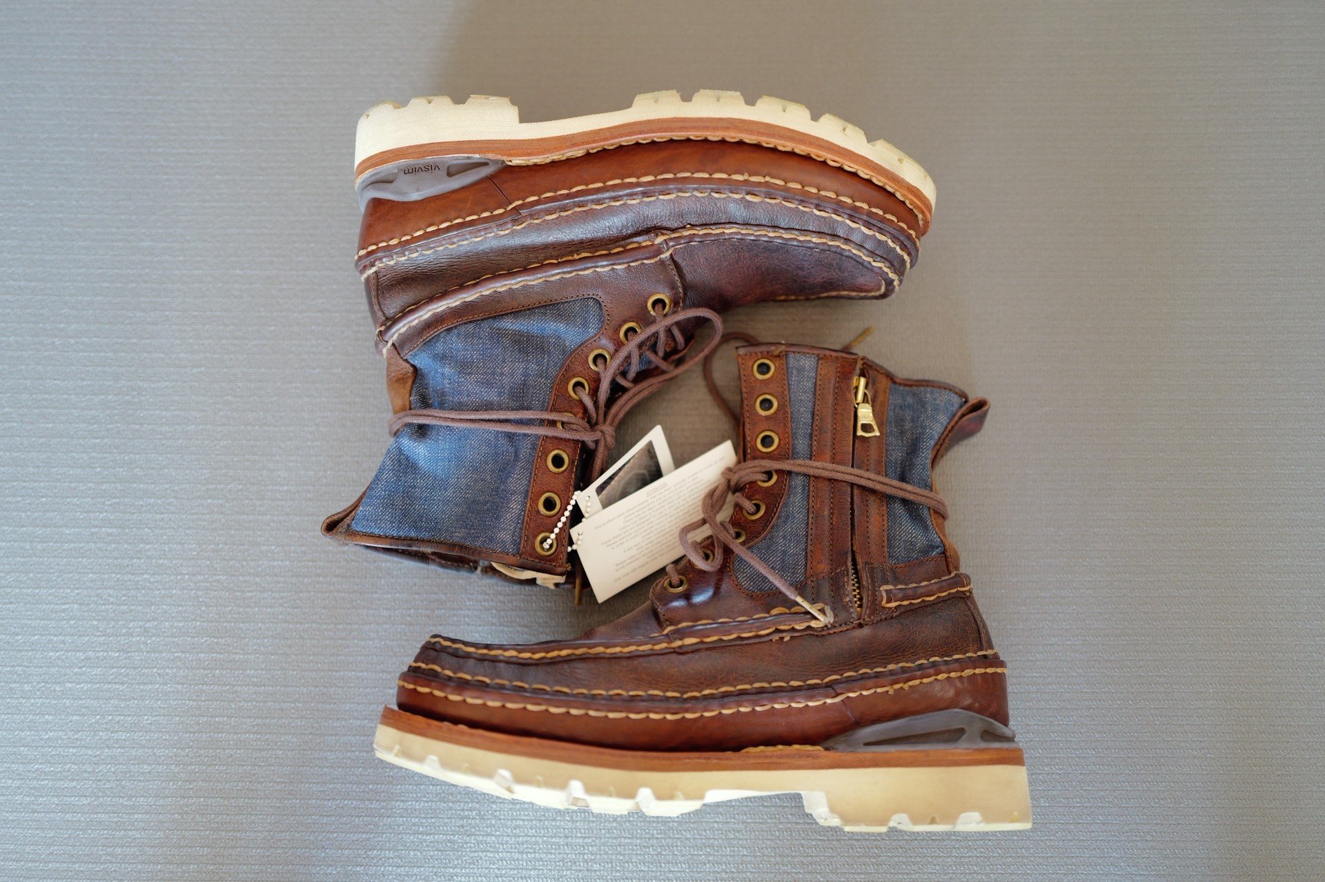 visvim 12SS Grizzly Folk Isetan Boots — front