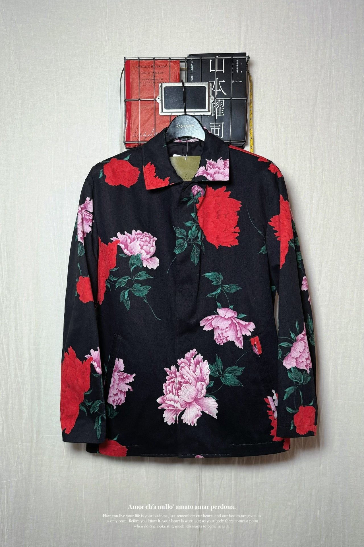 Yohji Yamamoto 1996ss Peony Replica Jacket — front