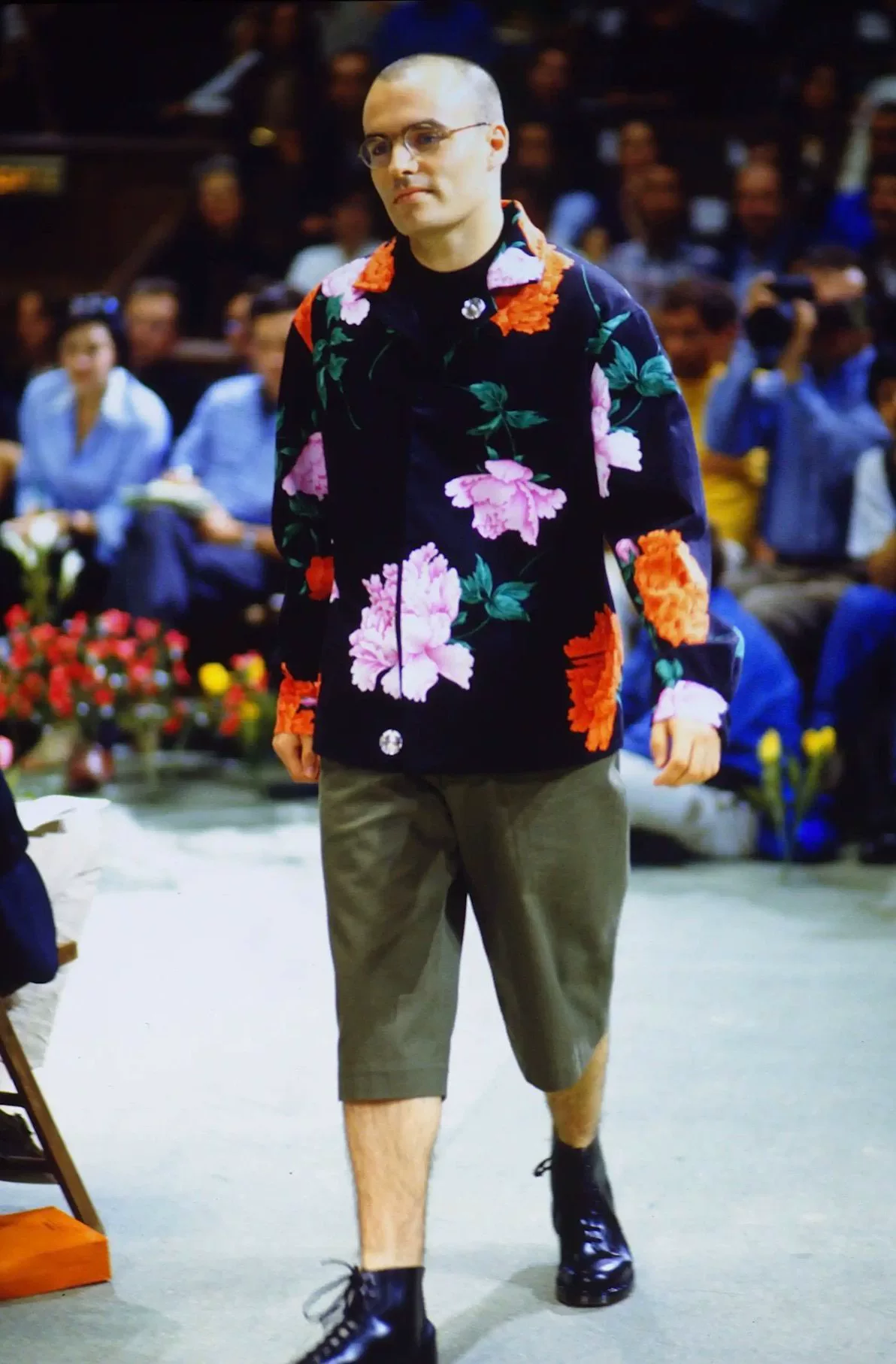 Yohji Yamamoto 1996ss Peony Replica Jacket — detail