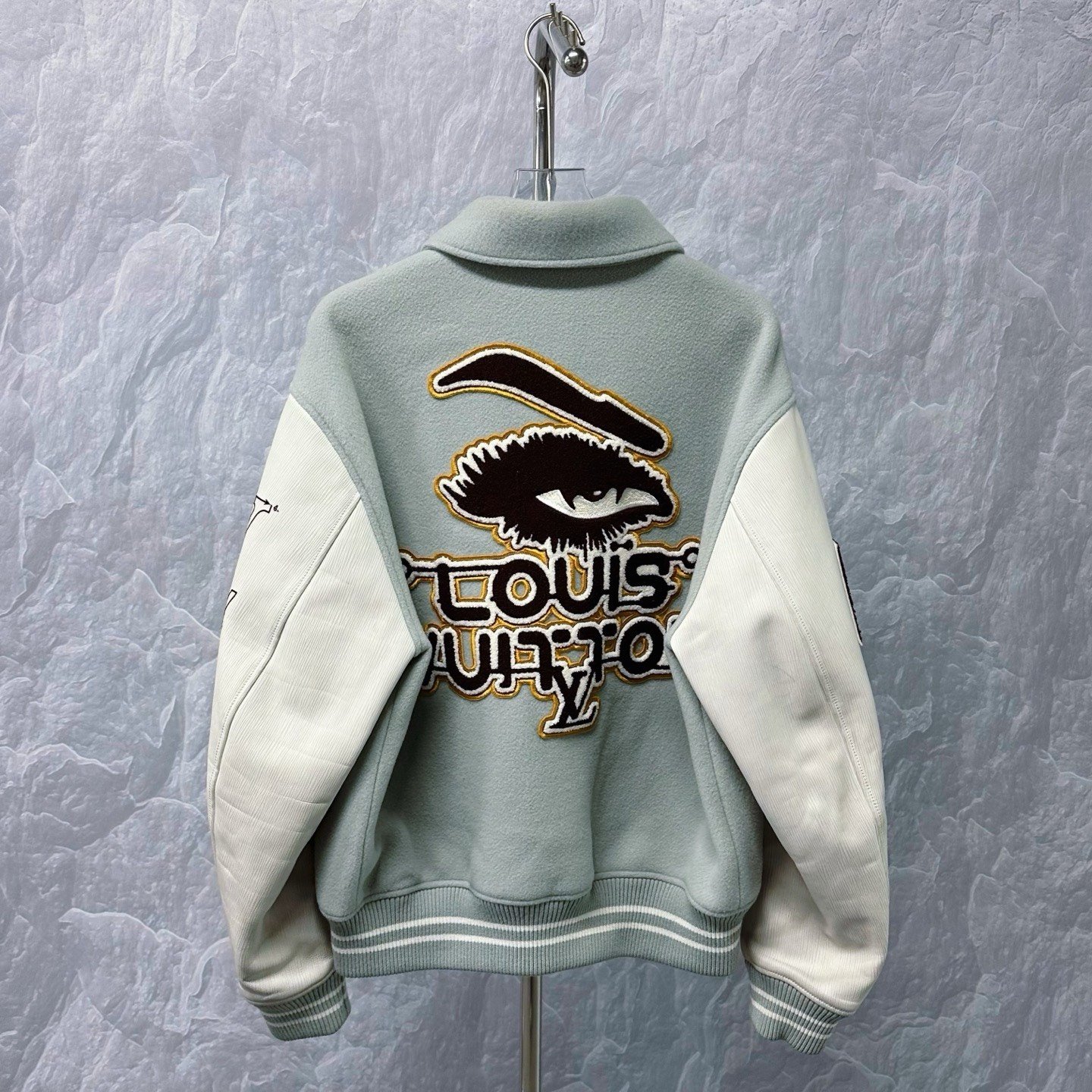 Louis Vuitton Green Devil Eye Embroidery Jacket — back