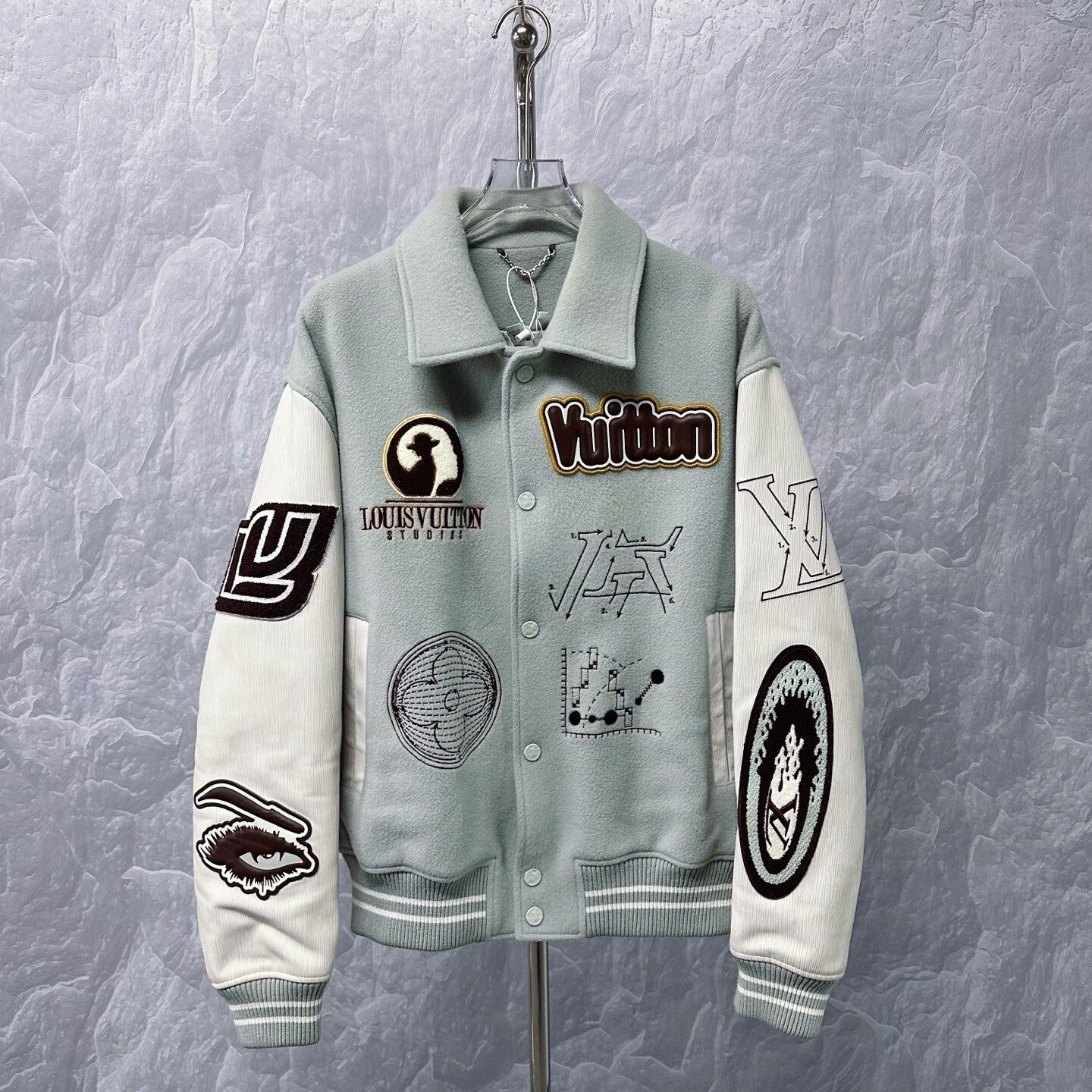 Louis Vuitton Green Devil Eye Embroidery Jacket