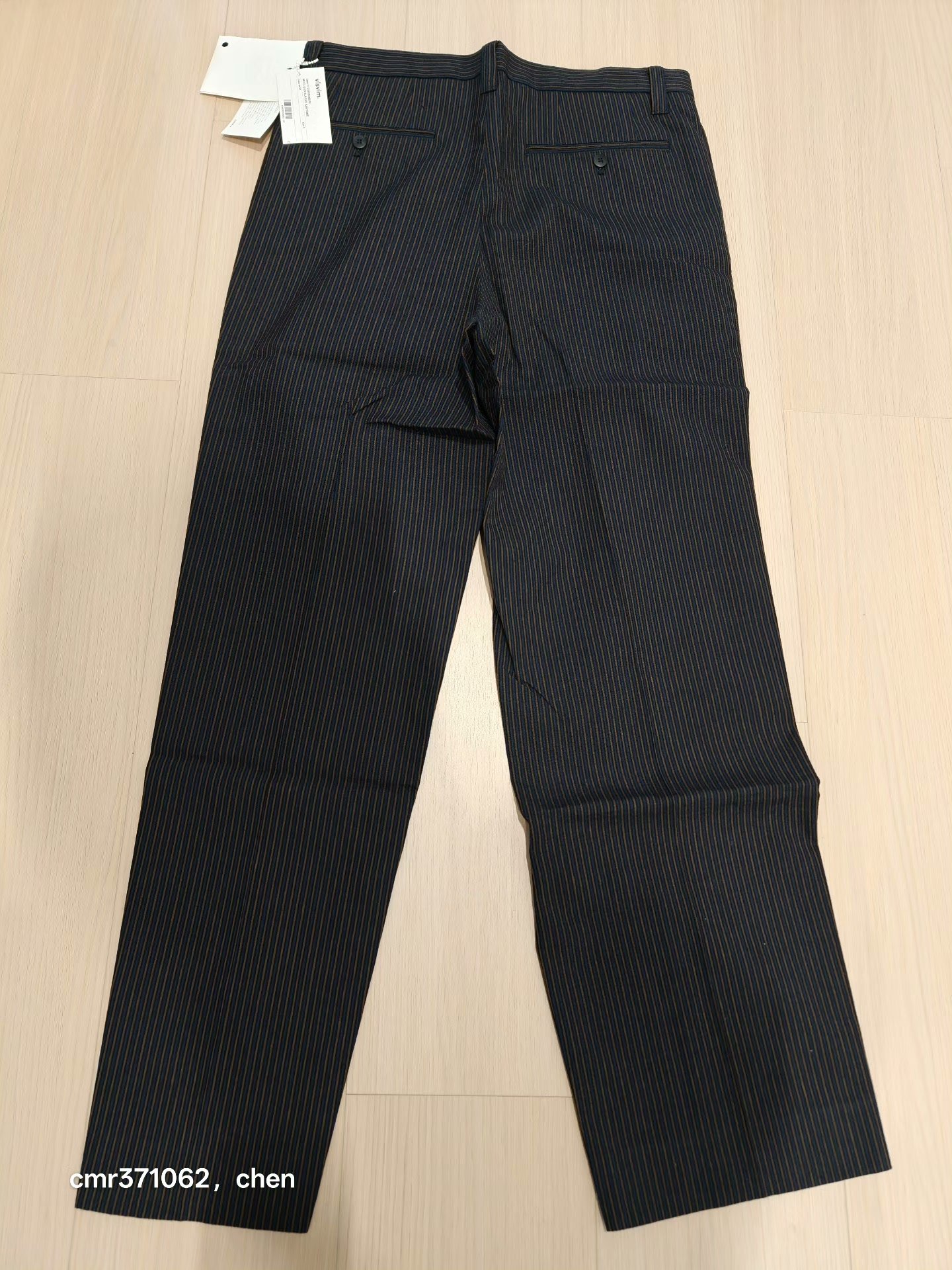 VISVIM 23SS MCCLOUD SLACKS SANTOME — label